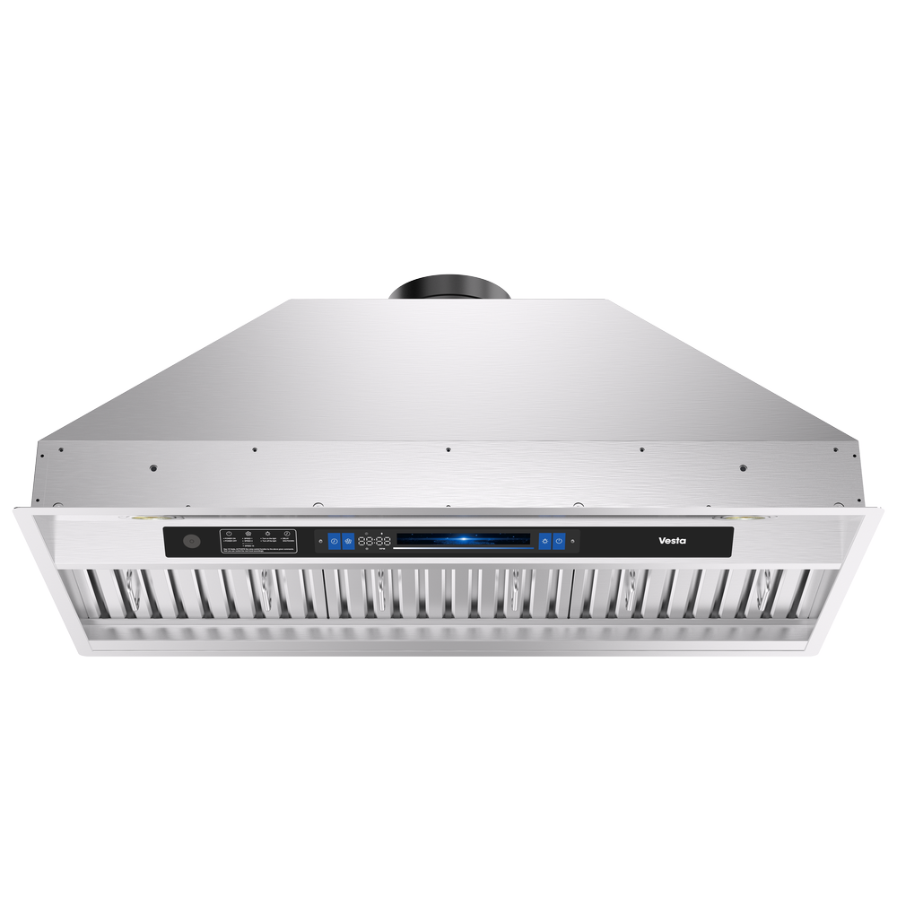 Vesta Ottawa 42โ Stainless Steel Insert Range Hood | 1000 CFM with Voice Control & DC Motor