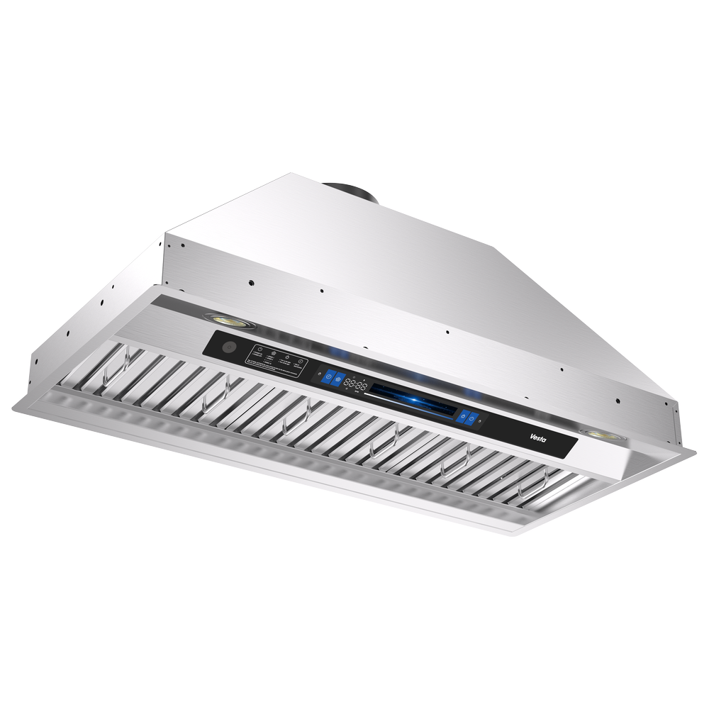 Vesta Ottawa 42โ Stainless Steel Insert Range Hood | 1000 CFM with Voice Control & DC Motor
