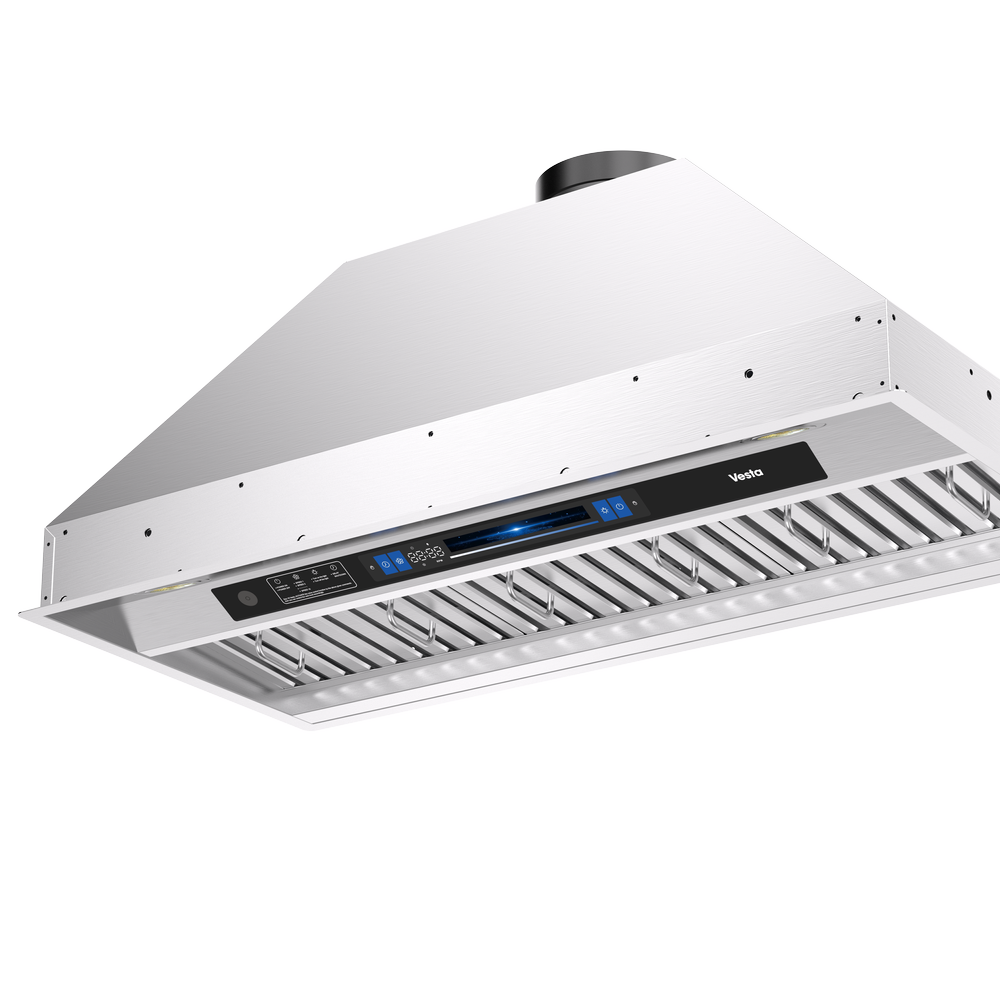 Vesta Ottawa 36โ Stainless Steel Insert Range Hood | 1000 CFM with Voice Control & DC Motor