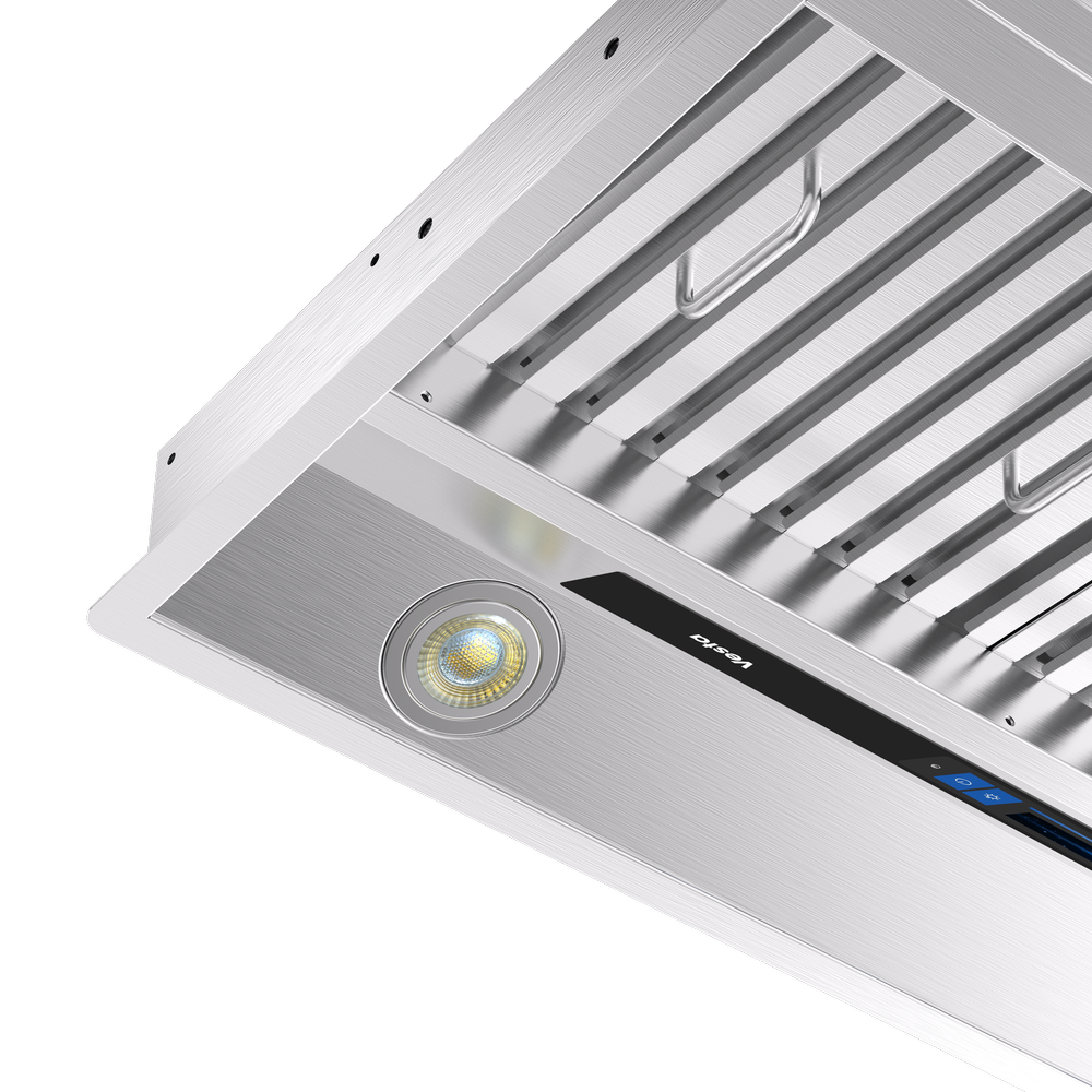 Vesta Ottawa 42โ Stainless Steel Insert Range Hood | 1000 CFM with Voice Control & DC Motor