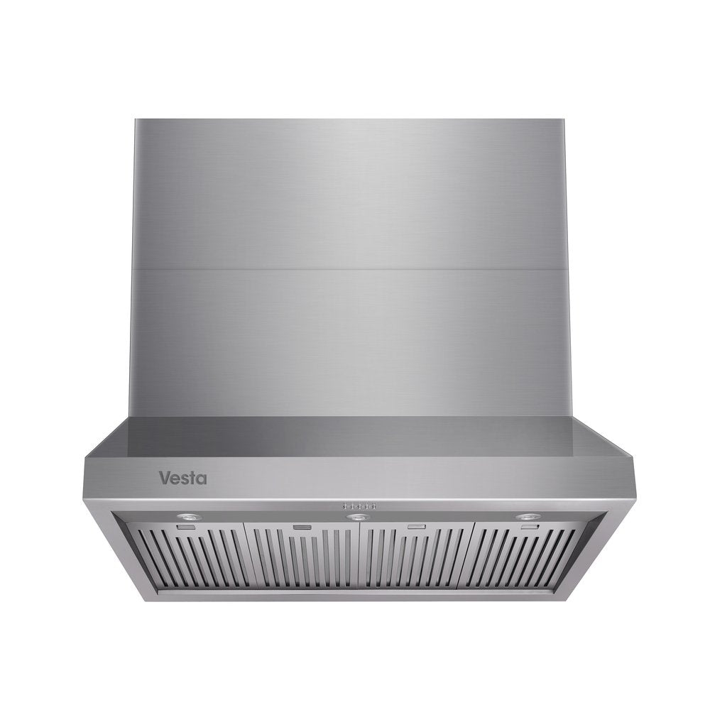 Vesta Madrid 48” Stainless Steel Range Hood | 1000 CFM Wall-Mount / Under Cabinet