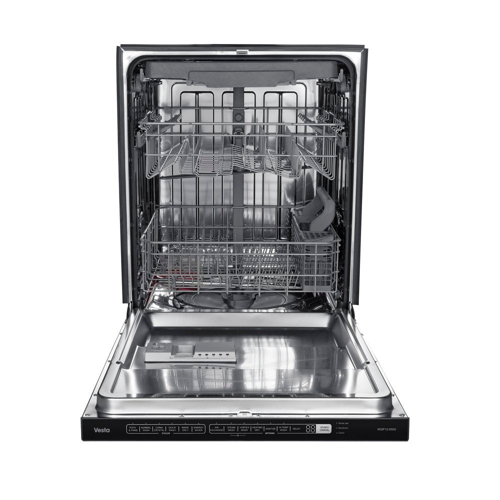 Vesta Sydney 24โ Tall Tub Full Stainless Steel Built-In Dishwasher