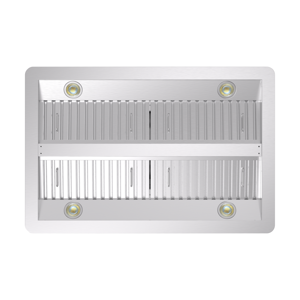Vesta Bucharest 36” Stainless Steel Island Range Hood | 1000 CFM with Voice Control