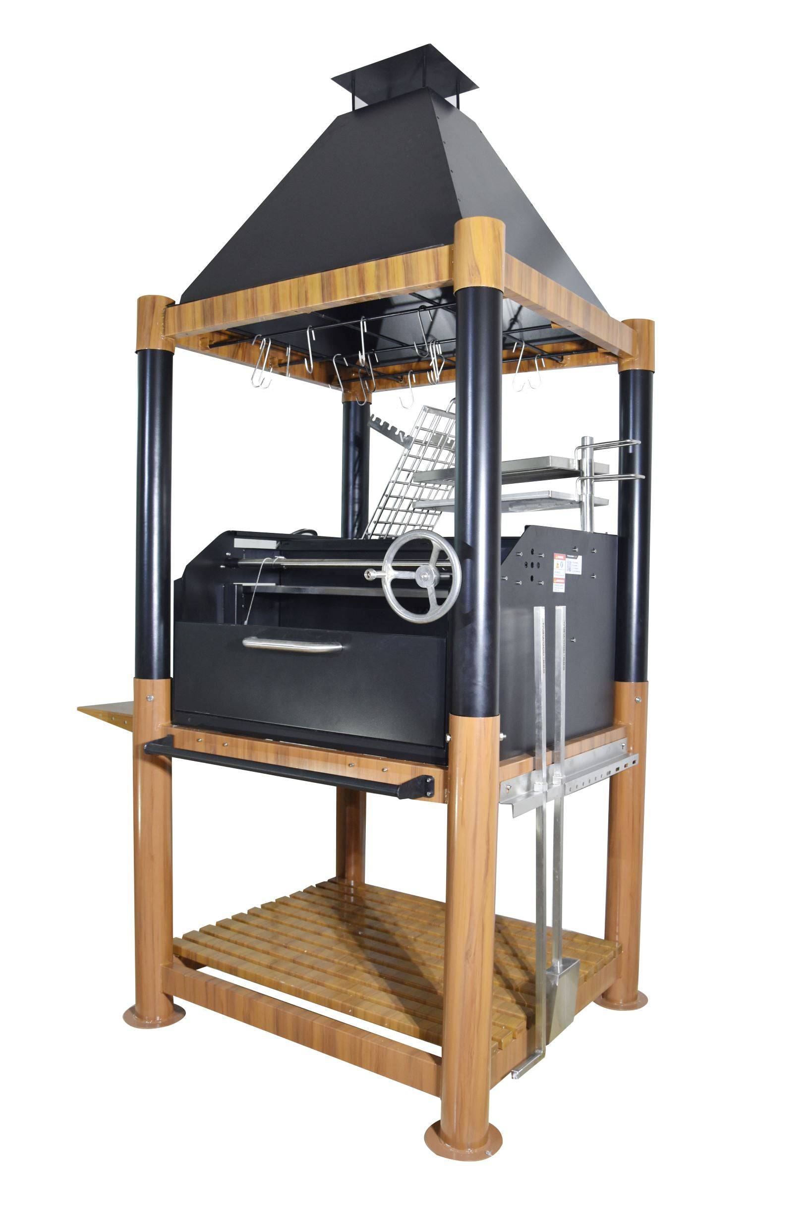 Tagwood BBQ Argentine Santa Maria-Style Wood Fire & Charcoal Gaucho Grill | BBQ02SI