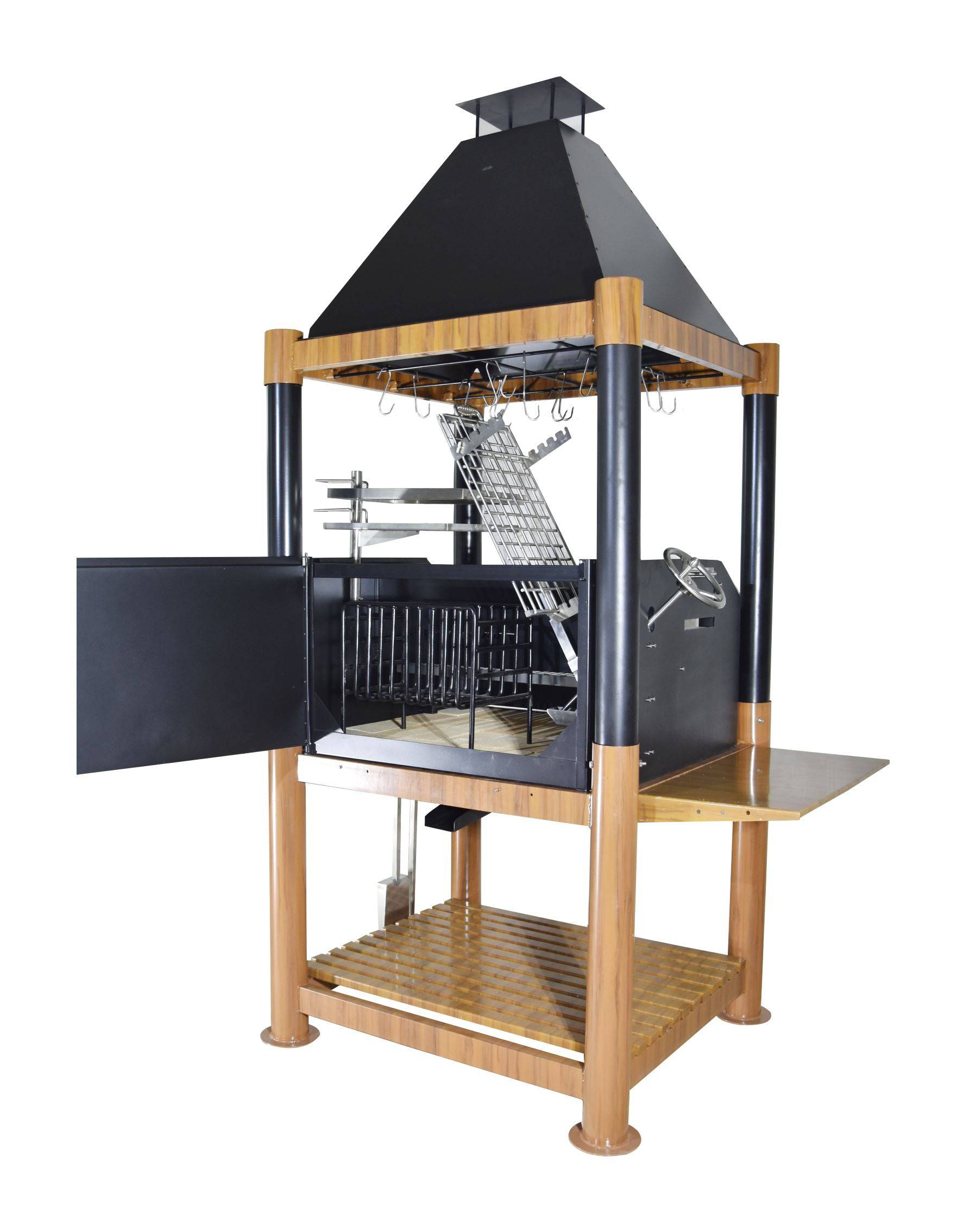 Tagwood BBQ Argentine Santa Maria-Style Wood Fire & Charcoal Gaucho Grill | BBQ02SI