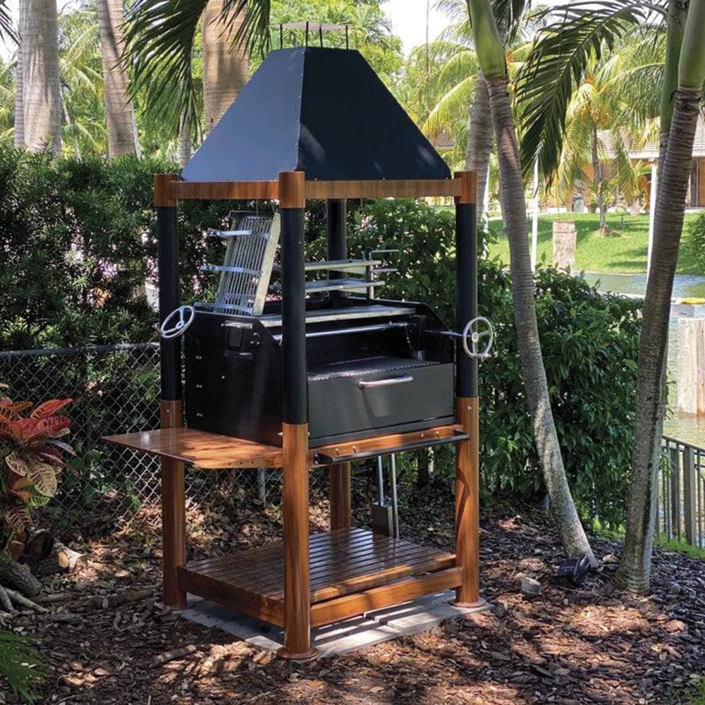 Tagwood BBQ Argentine Santa Maria-Style Wood Fire & Charcoal Gaucho Grill | BBQ02SI