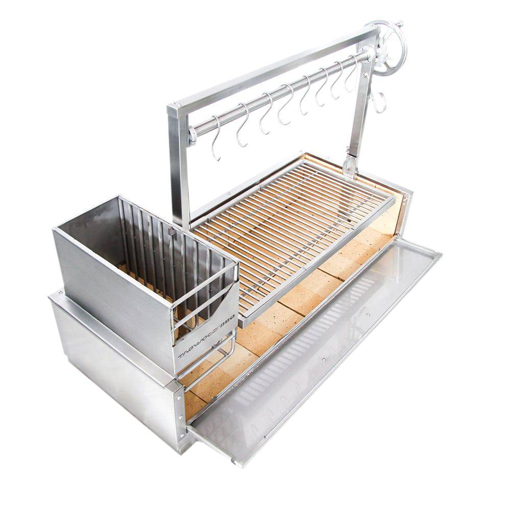 Tagwood BBQ Santa Maria Argentine Wood Fire & Charcoal Gaucho Grill – Built-In (BBQ05SS)