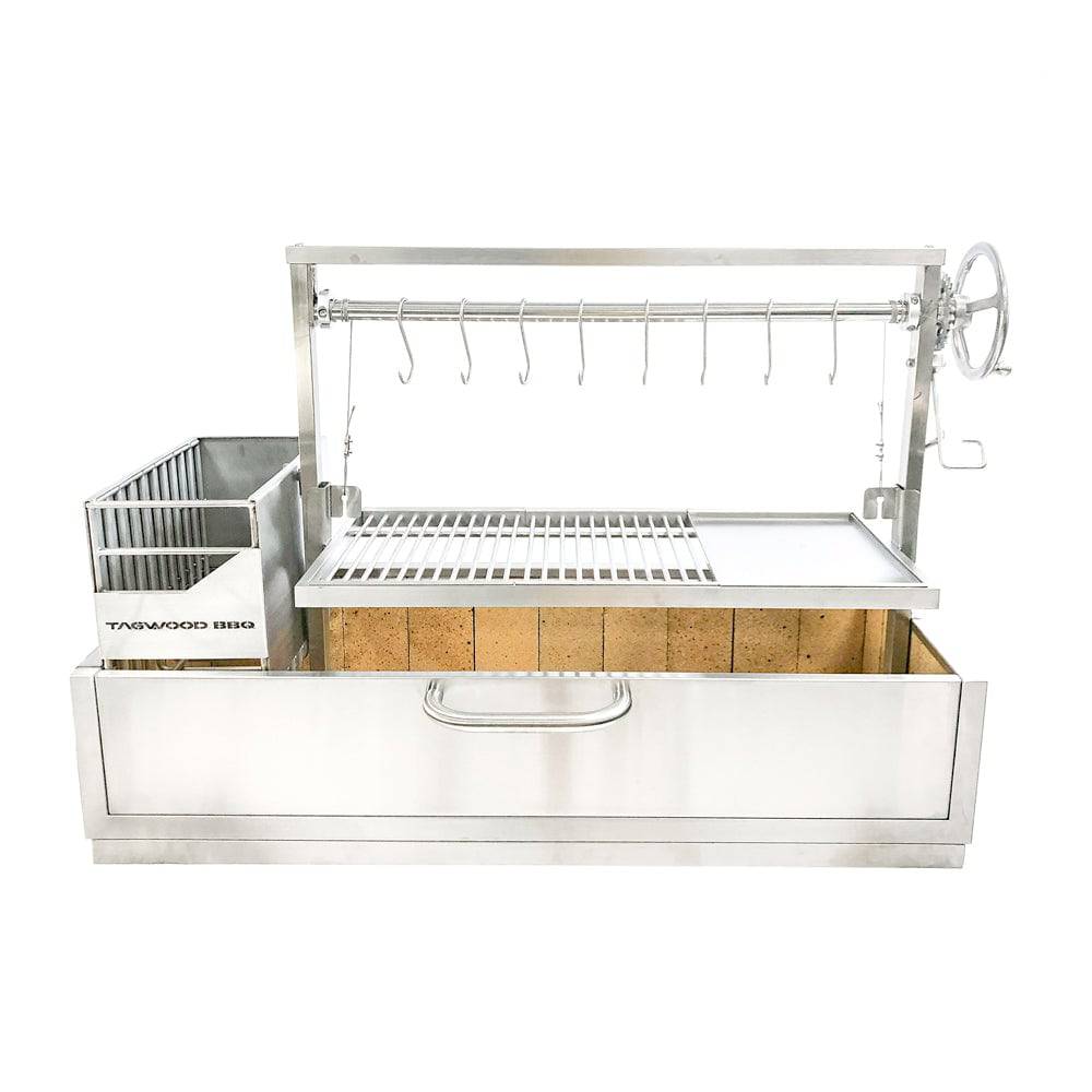 Tagwood BBQ Built-In Stainless Steel Santa Maria Grill | BBQ25SS