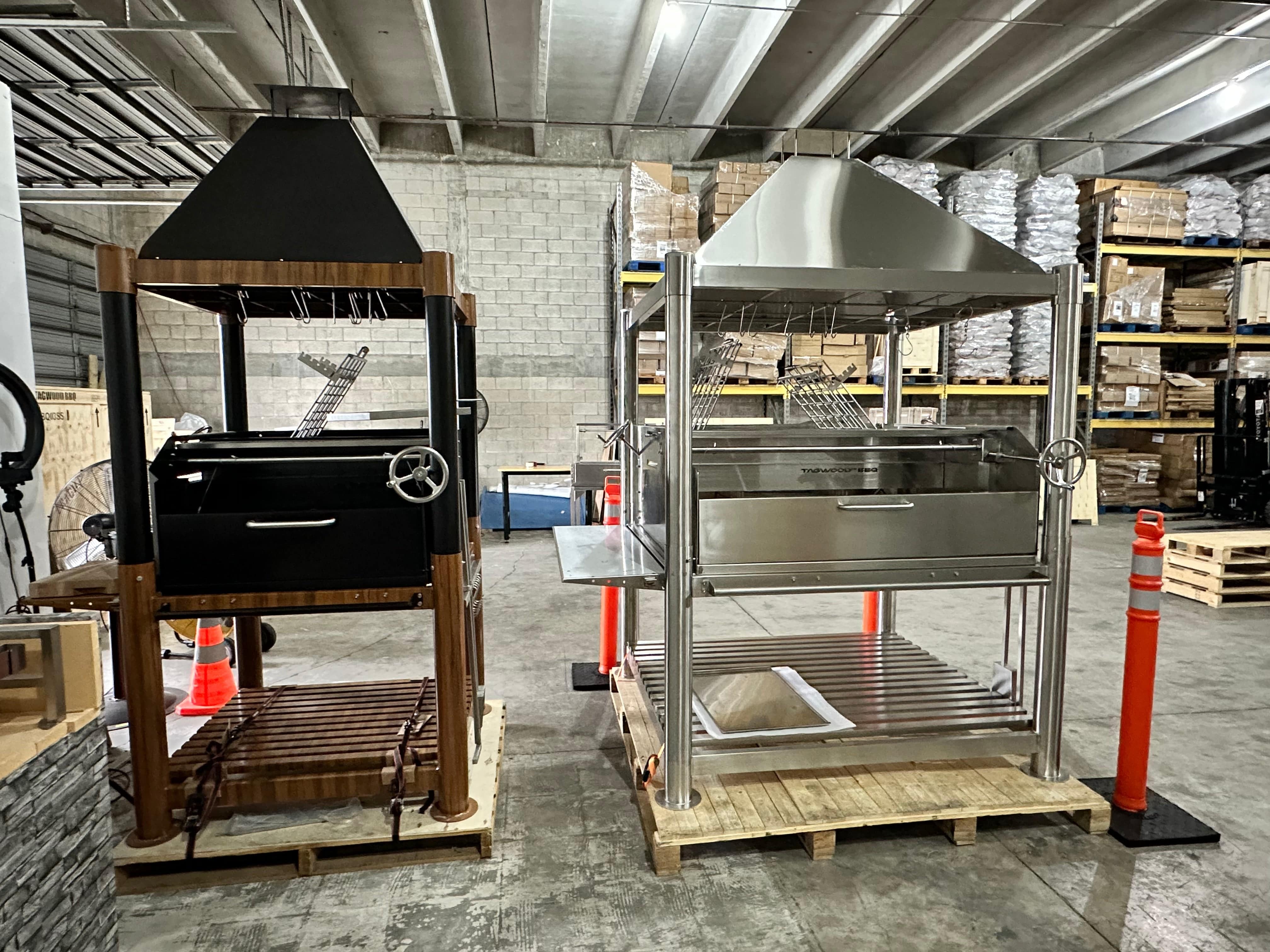 Tagwood BBQ XL Argentine Santa Maria Wood Fire & Charcoal Gaucho Grill | BBQ22SS – All Stainless Steel