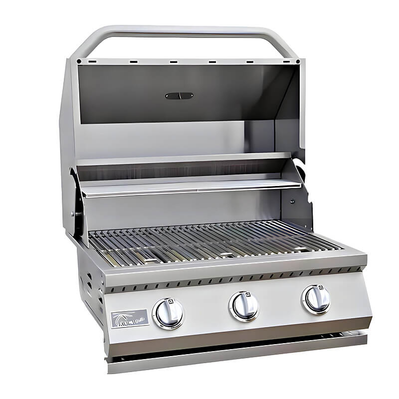 KoKoMo Grills 26-Inch 3-Burner Built-In BBQ Gas Grill | KO-BAK3BG