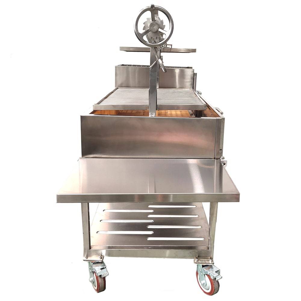 Tagwood BBQ Double Argentine Santa Maria Wood Fire & Charcoal Gaucho Grill | BBQ24SS – Open Fire Cooking
