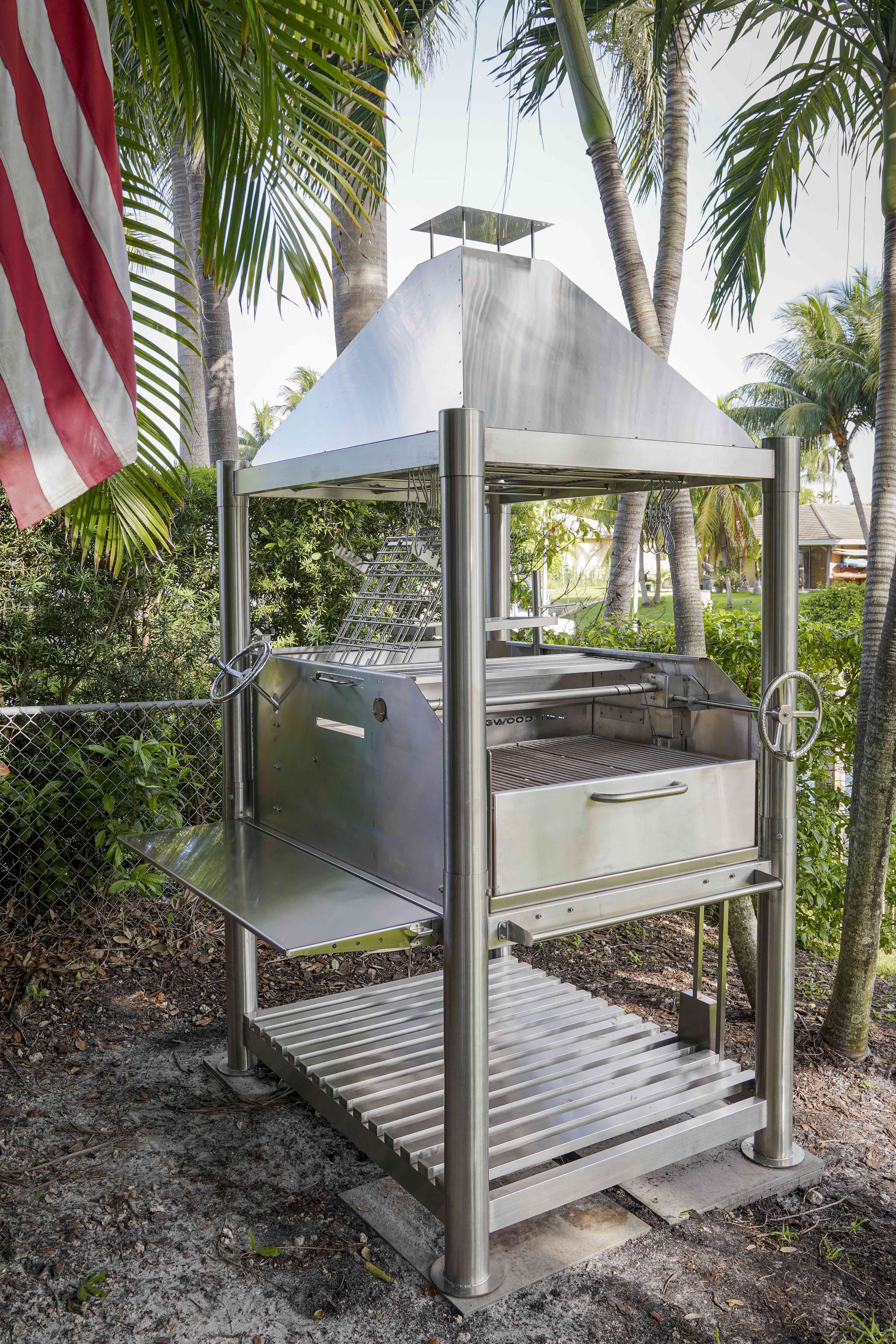 Tagwood BBQ Argentine Santa Maria Wood Fire & Charcoal Gaucho Grill | BBQ12SS – All Stainless Steel