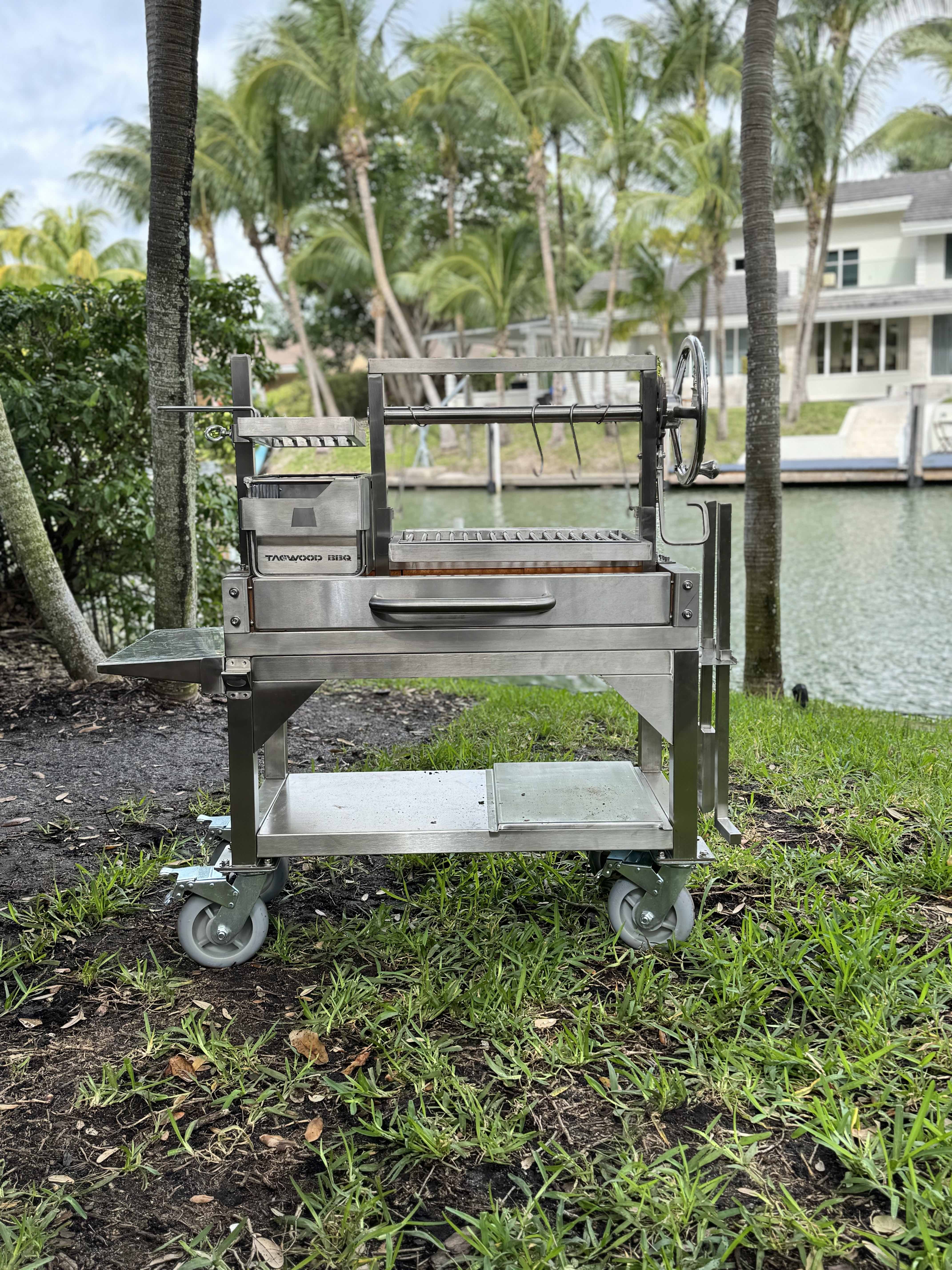 Tagwood BBQ Argentine Santa Maria Wood Fire & Charcoal Gaucho Grill | BBQ03SS MINI