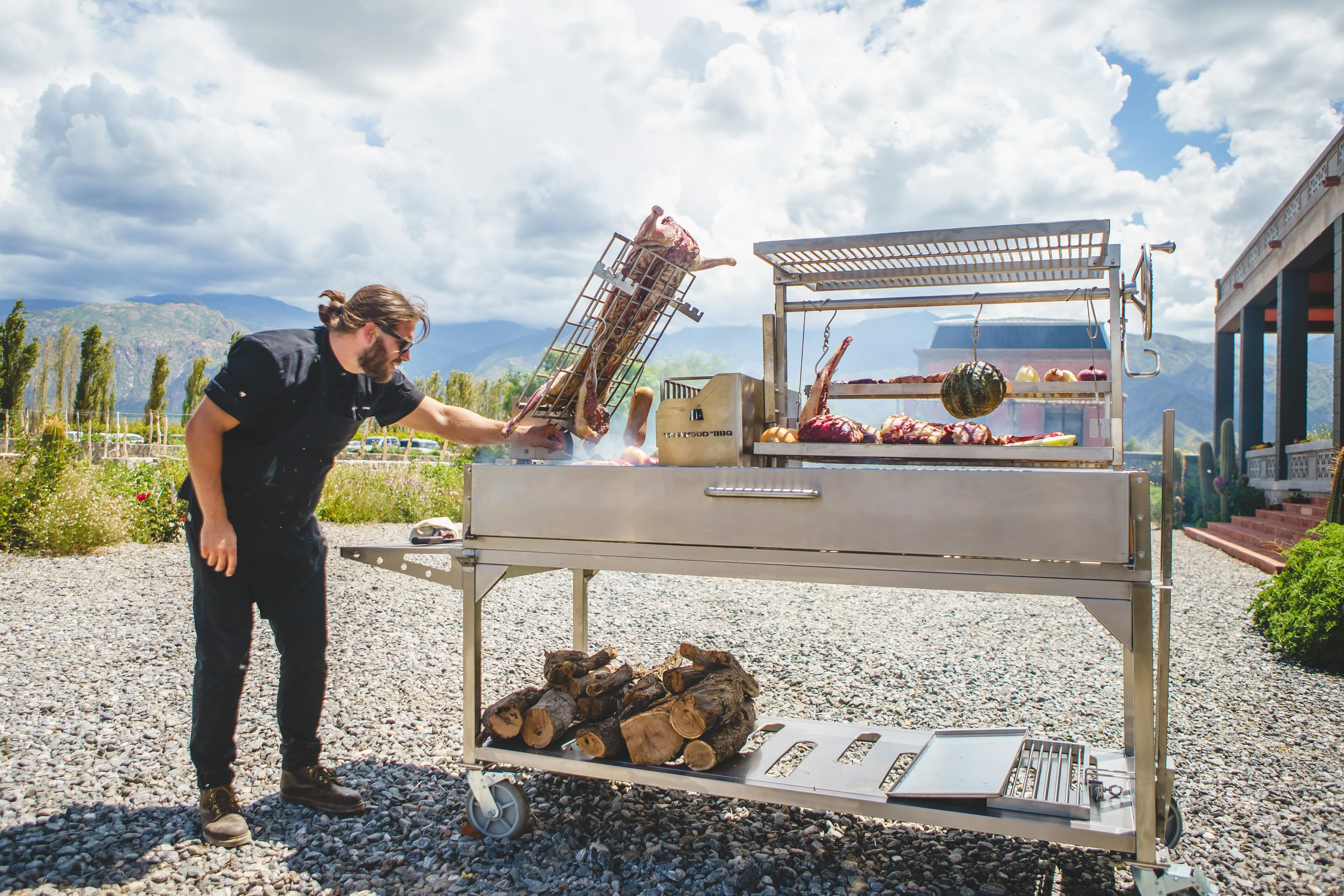 Tagwood BBQ Argentine Santa Maria Wood Fire & Charcoal Gaucho Grill | BBQ26SS
