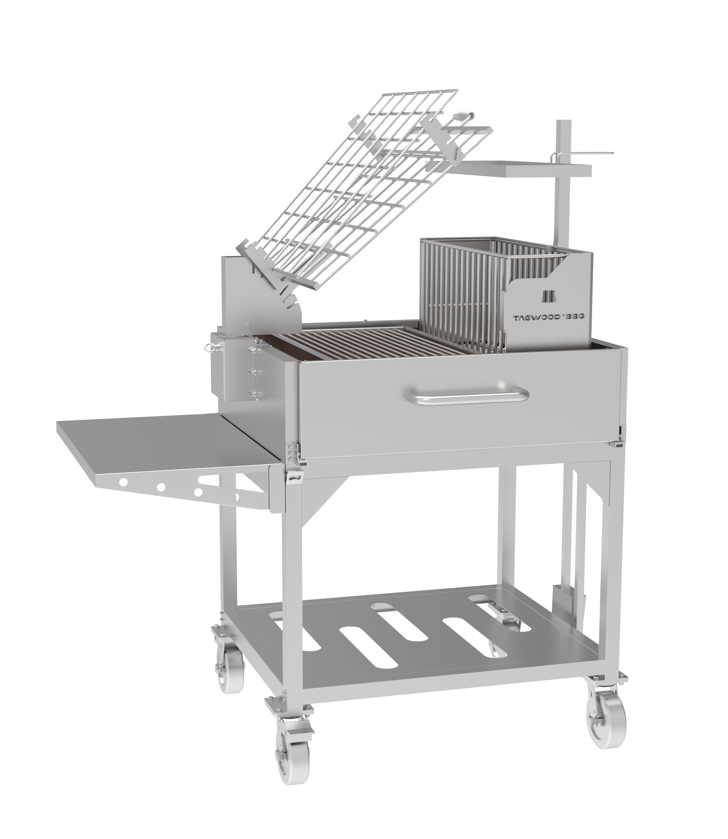Tagwood BBQ Argentine Clamp Grill with Firebox | BBQ33SS