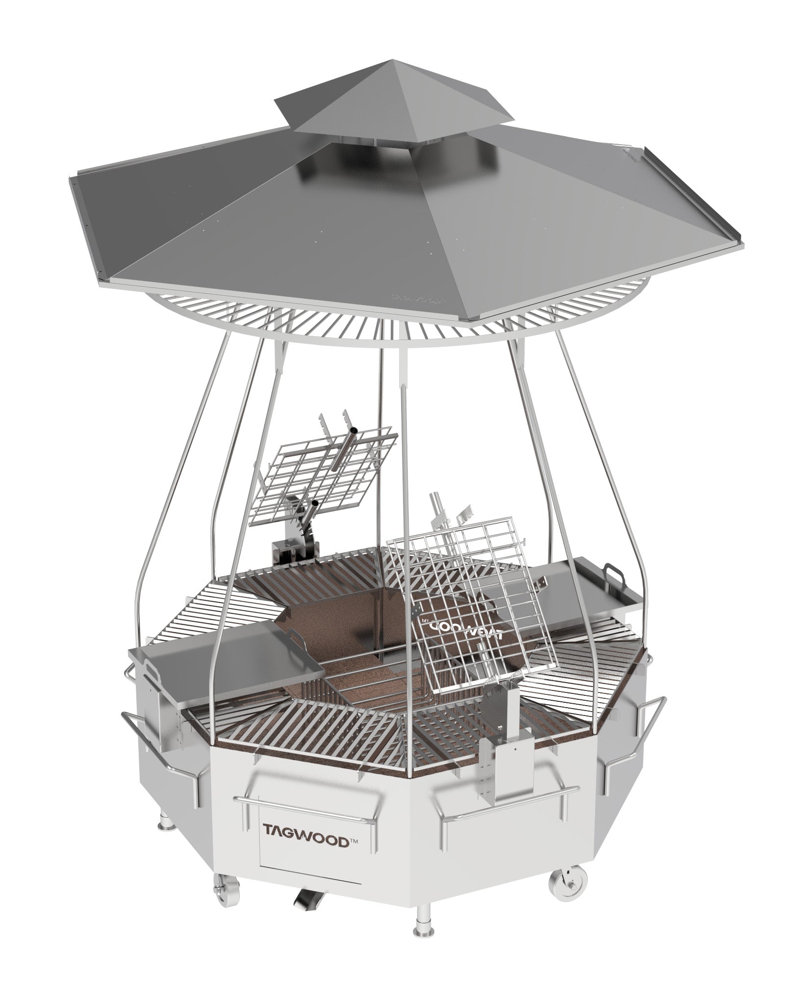 Tagwood BBQ Argentine Santa Maria Wood Fire & Charcoal The Tagwood Tower Grill | BBQ37SS – Pre-Order