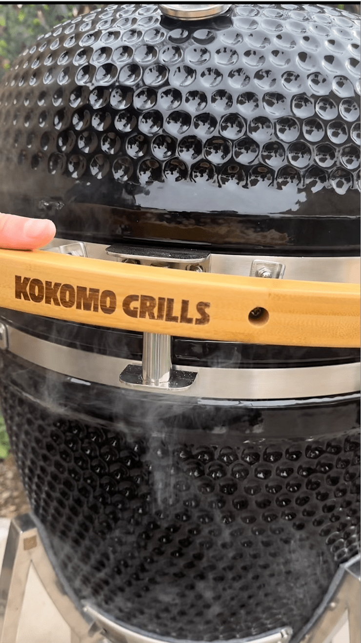 KoKoMo Grills 21-Inch Ceramic Kamado BBQ Grill | KO-21-KAMADO