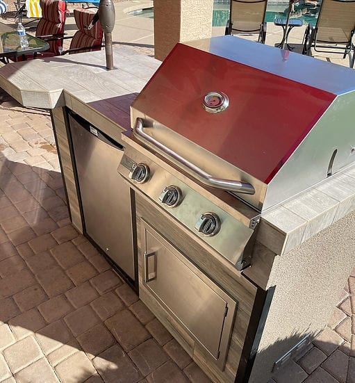 KoKoMo Grills 6’ Mini Maui Outdoor Kitchen BBQ Island Grill