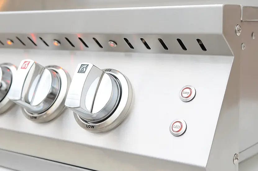 KoKoMo Grills Professional 40-Inch 5-Burner Built-In BBQ Gas Grill with Infrared Back Burner | KO-BAK5BG-PRO