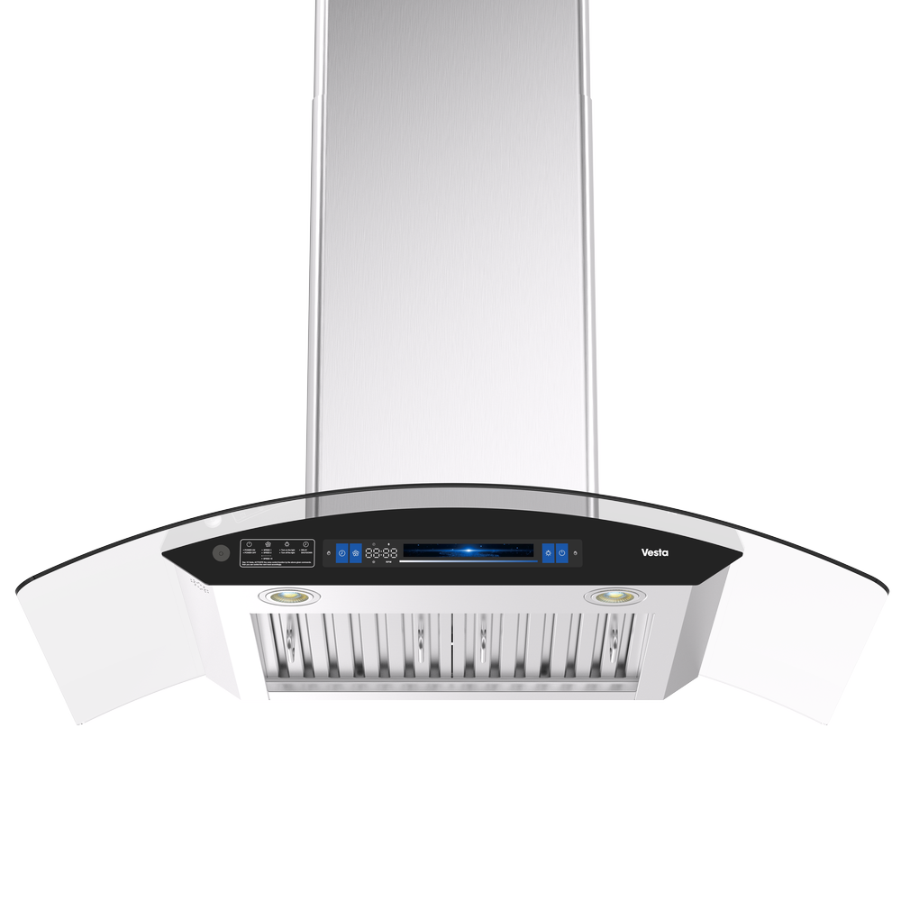 Vesta Bremen 36” Stainless Steel Wall-Mount Range Hood | 1000 CFM with Voice Control & DC Motor
