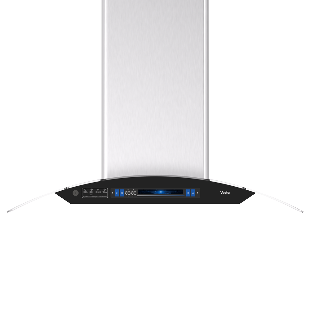 Vesta Bremen 36” Stainless Steel Wall-Mount Range Hood | 1000 CFM with Voice Control & DC Motor