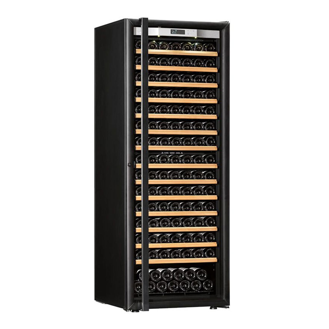 Transtherm Ermitage Glass Black Wine Cabinet