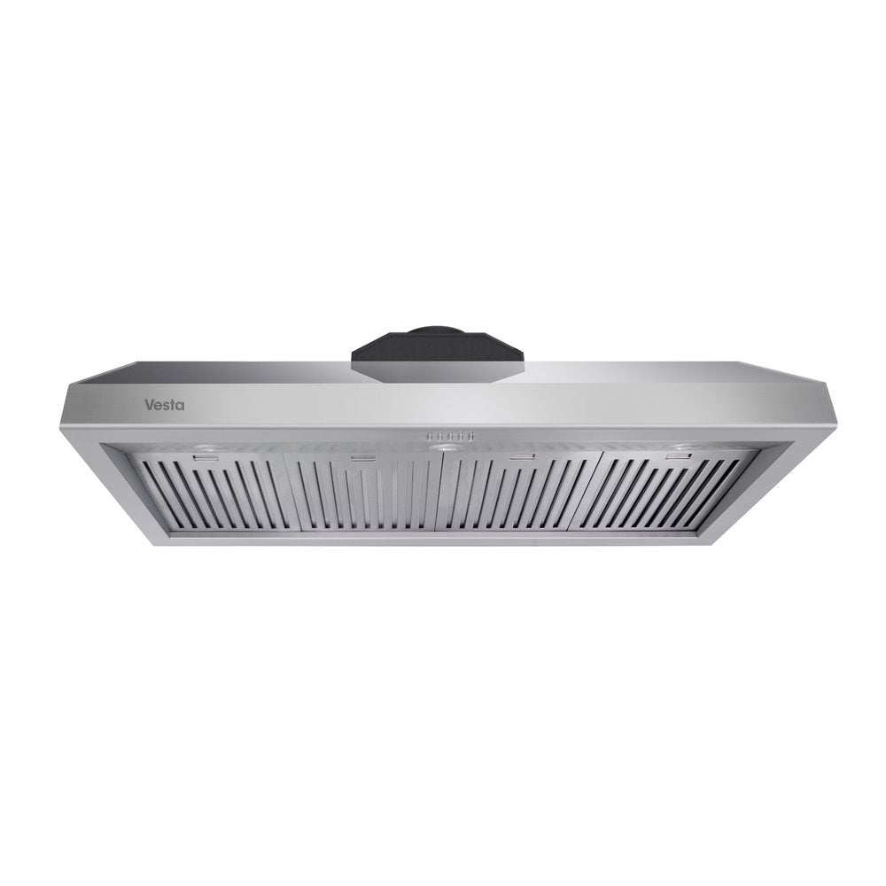 Vesta Barcelona 48” Stainless Steel Range Hood | 1000 CFM Professional Ventilation