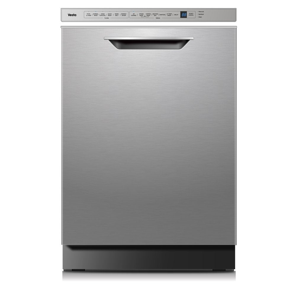 Vesta Sydney 24” Tall Tub Full Stainless Steel Built-In Dishwasher
