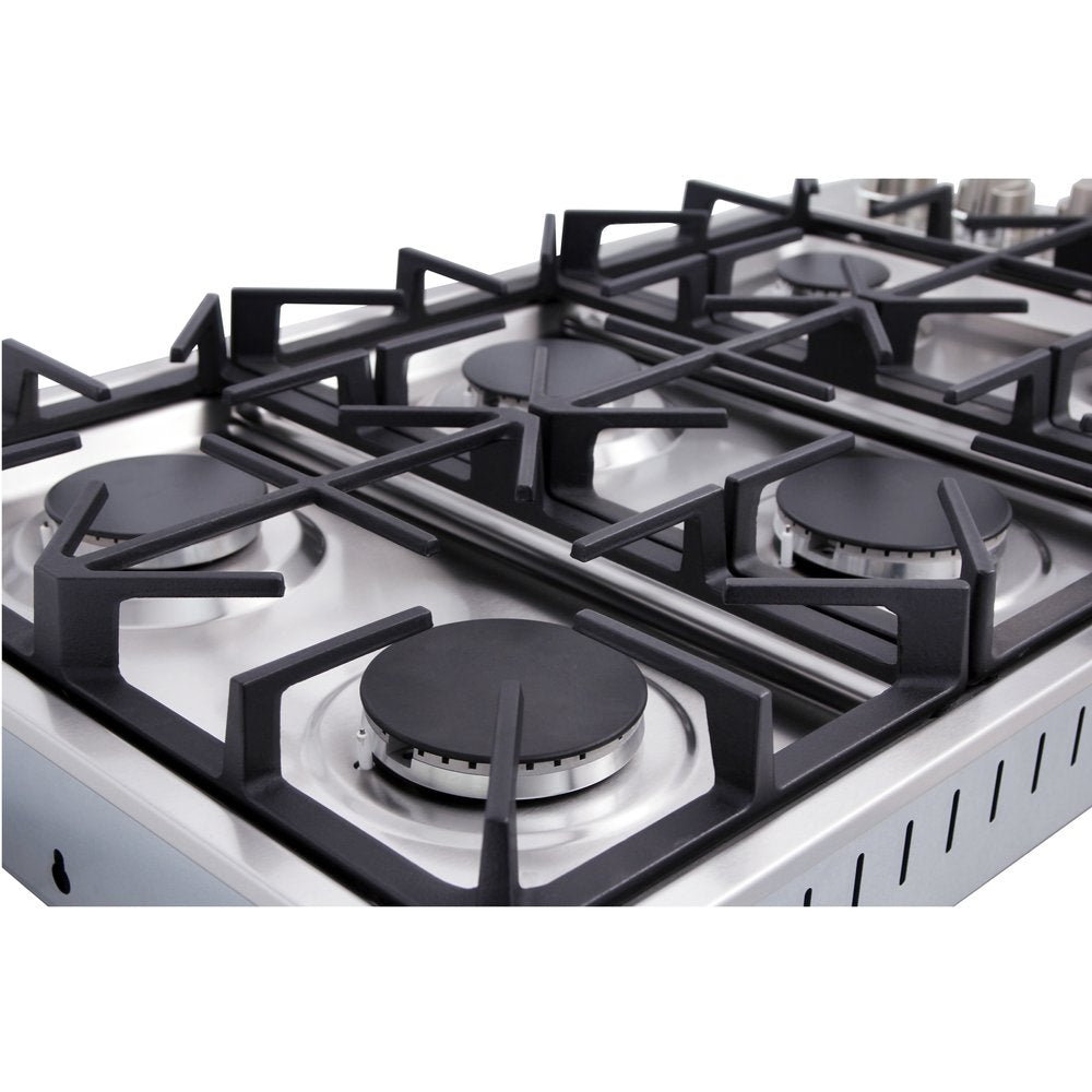 Vesta Vermont 30” Stainless Steel Professional Gas Cooktop