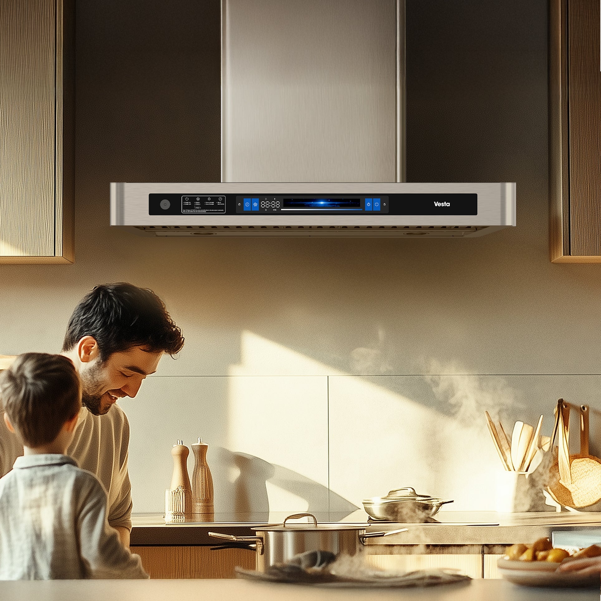 Vesta Munich 36” Stainless Steel Range Hood | 900 CFM with DC Motor