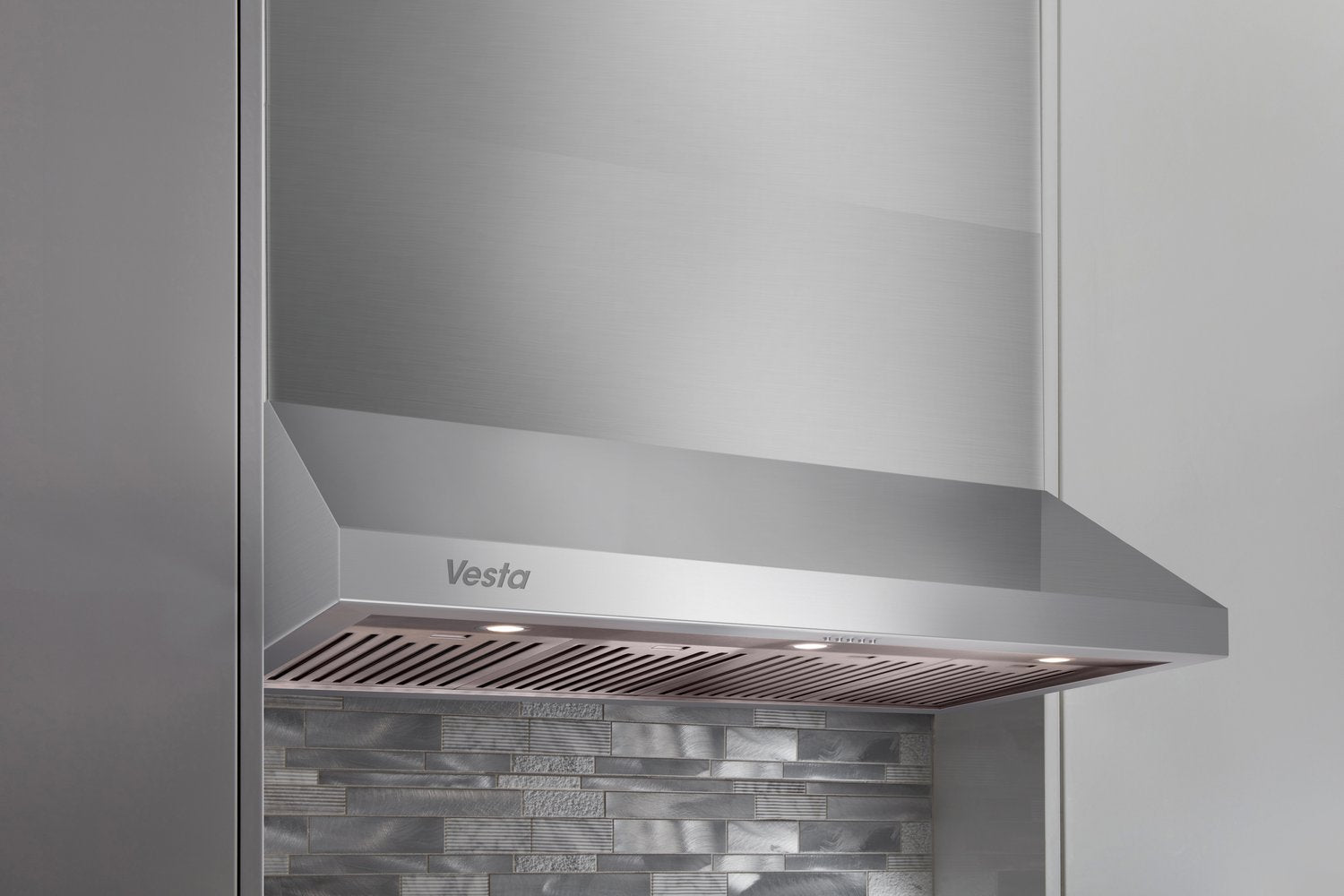 Vesta Madrid 48” Stainless Steel Range Hood | 1000 CFM Wall-Mount / Under Cabinet
