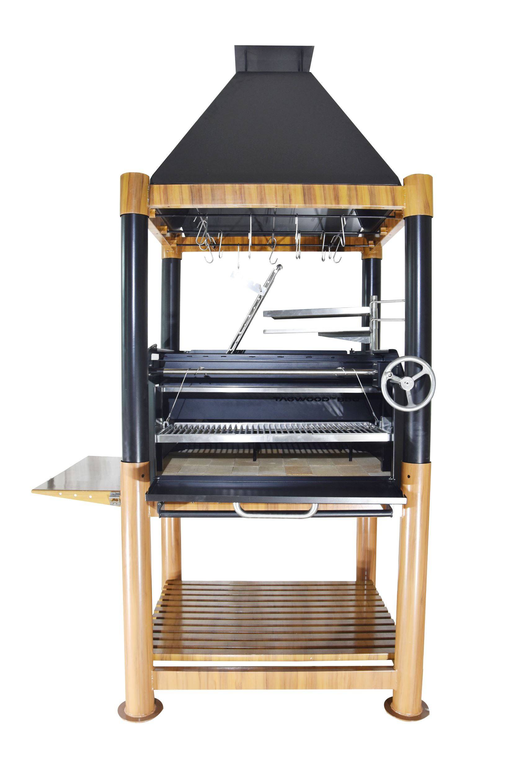 Tagwood BBQ Argentine Santa Maria-Style Wood Fire & Charcoal Gaucho Grill | BBQ02SI