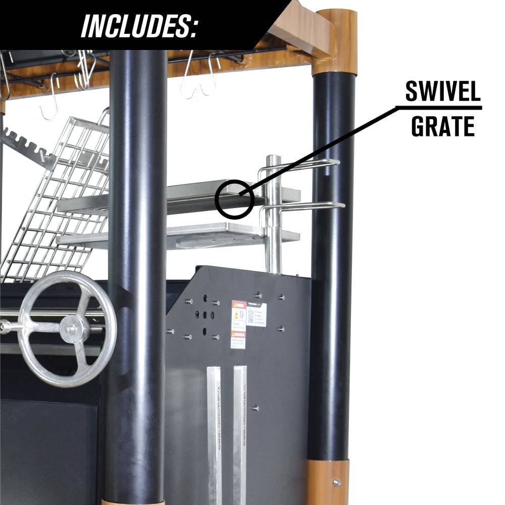 Tagwood BBQ Argentine Santa Maria-Style Wood Fire & Charcoal Gaucho Grill | BBQ02SI