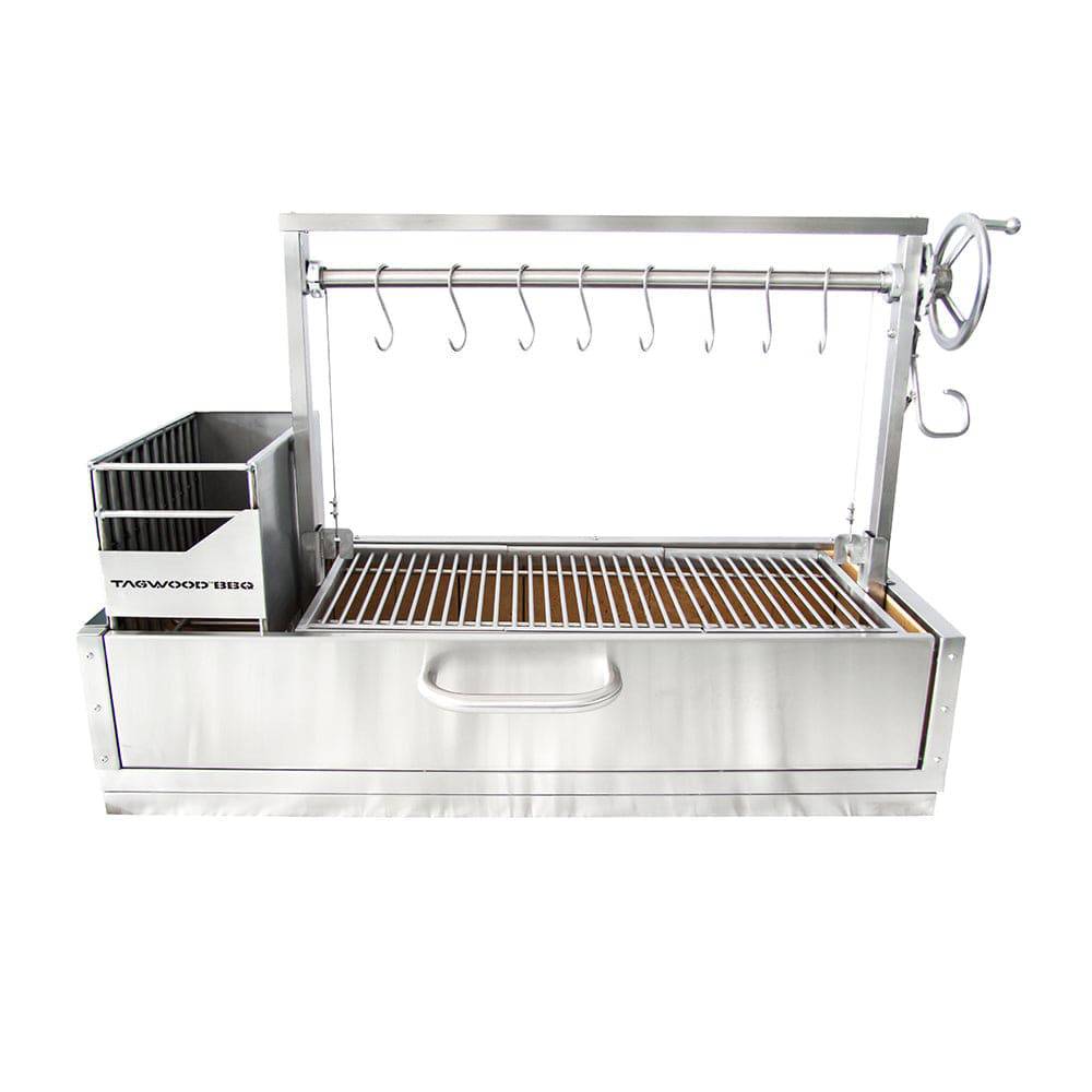 Tagwood BBQ Santa Maria Argentine Wood Fire & Charcoal Gaucho Grill – Built-In (BBQ05SS)