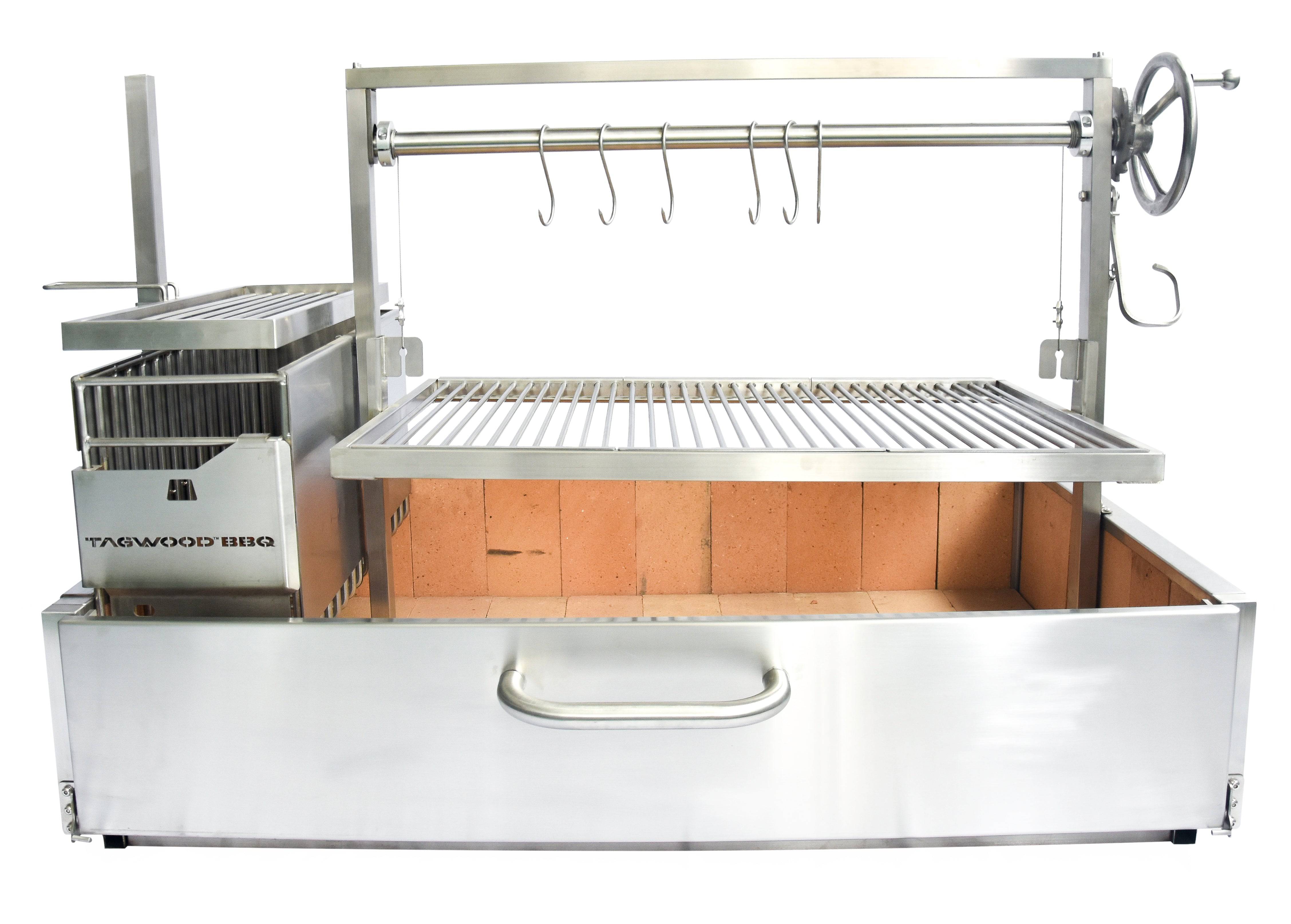Tagwood BBQ Built-In Stainless Steel Santa Maria Grill | BBQ25SS