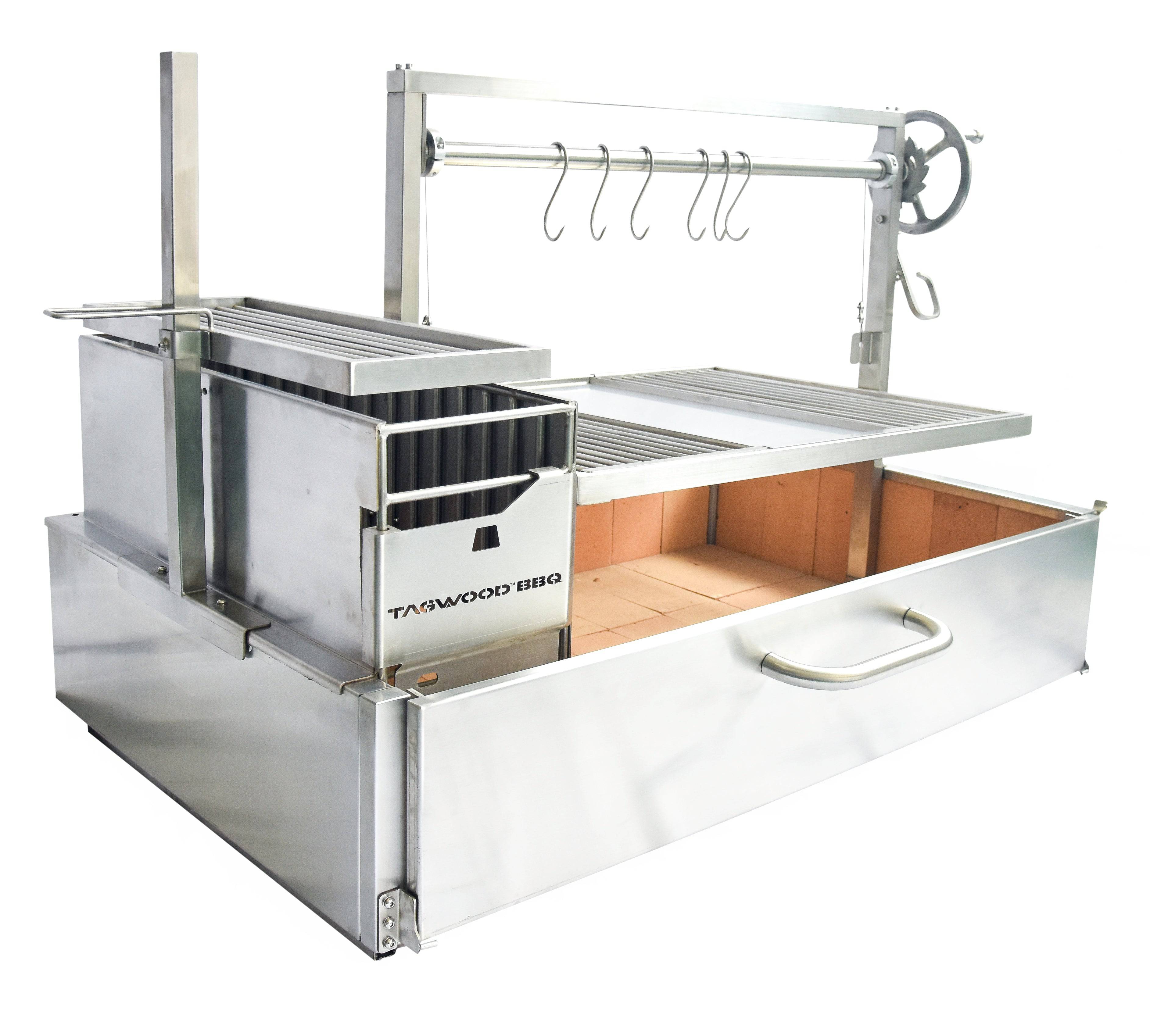 Tagwood BBQ Built-In Stainless Steel Santa Maria Grill | BBQ25SS