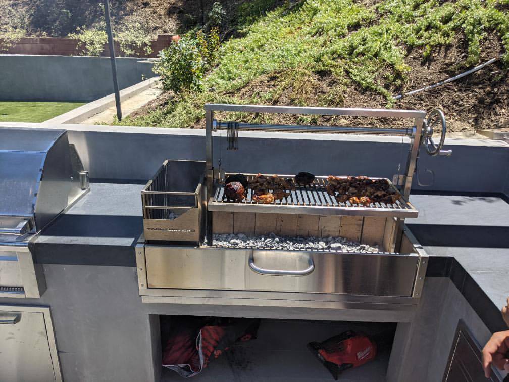 Tagwood BBQ Santa Maria Argentine Wood Fire & Charcoal Gaucho Grill – Built-In (BBQ05SS)