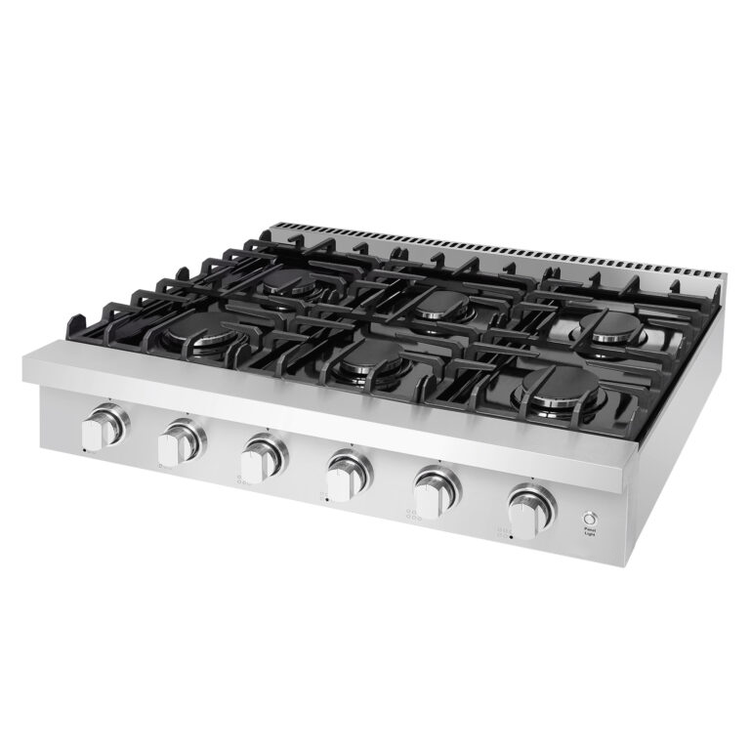 Vesta Manitoba 36” Stainless Steel Professional Gas Cooktop