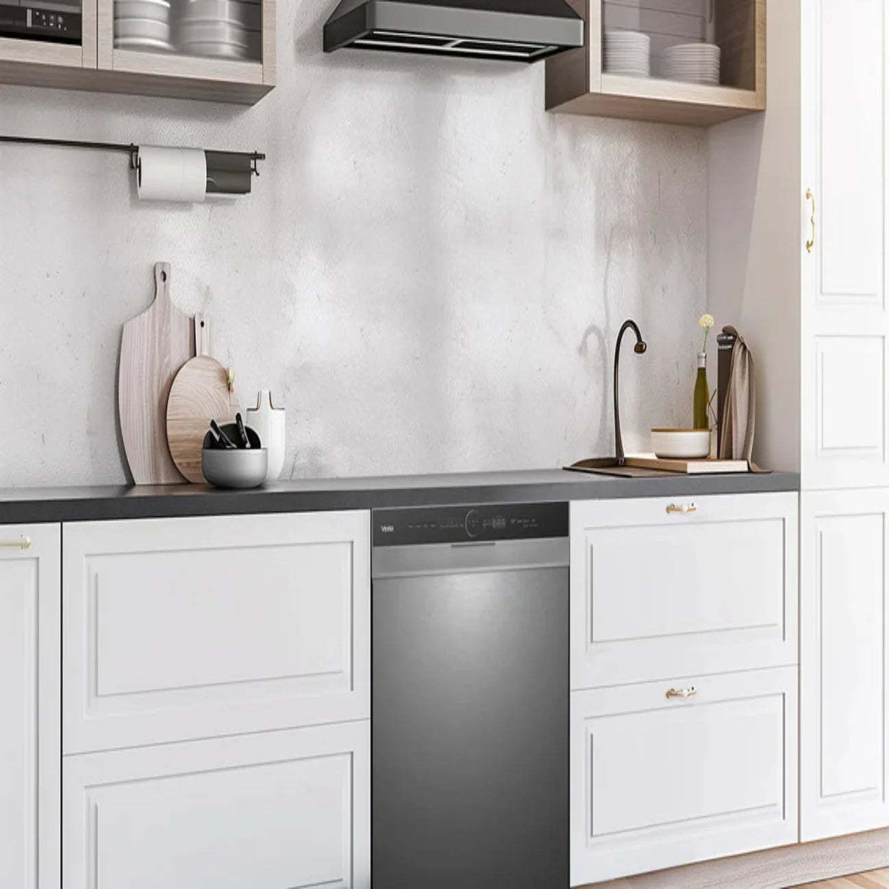 Vesta Melbourne 24” Tall Tub Hybrid Built-In Dishwasher