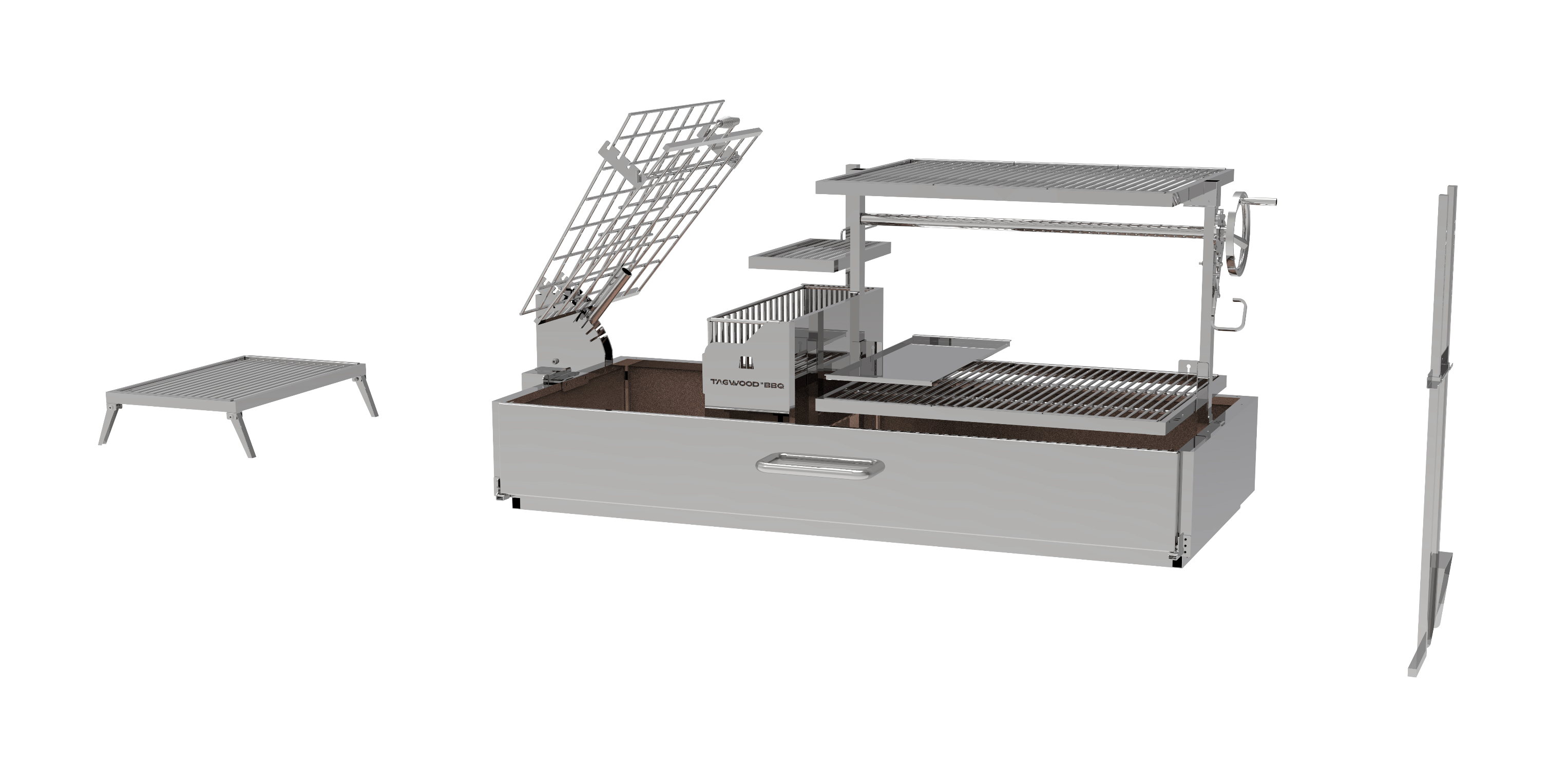 Tagwood BBQ XL Stainless Steel Santa Maria Grill | BBQ28SS