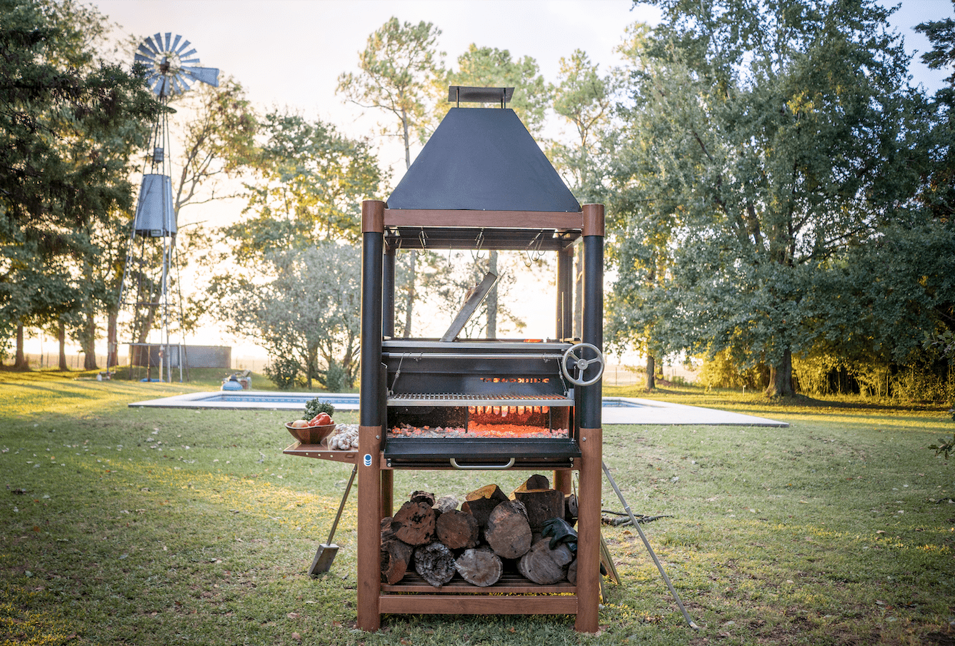 Tagwood BBQ Argentine Santa Maria-Style Wood Fire & Charcoal Gaucho Grill | BBQ02SI