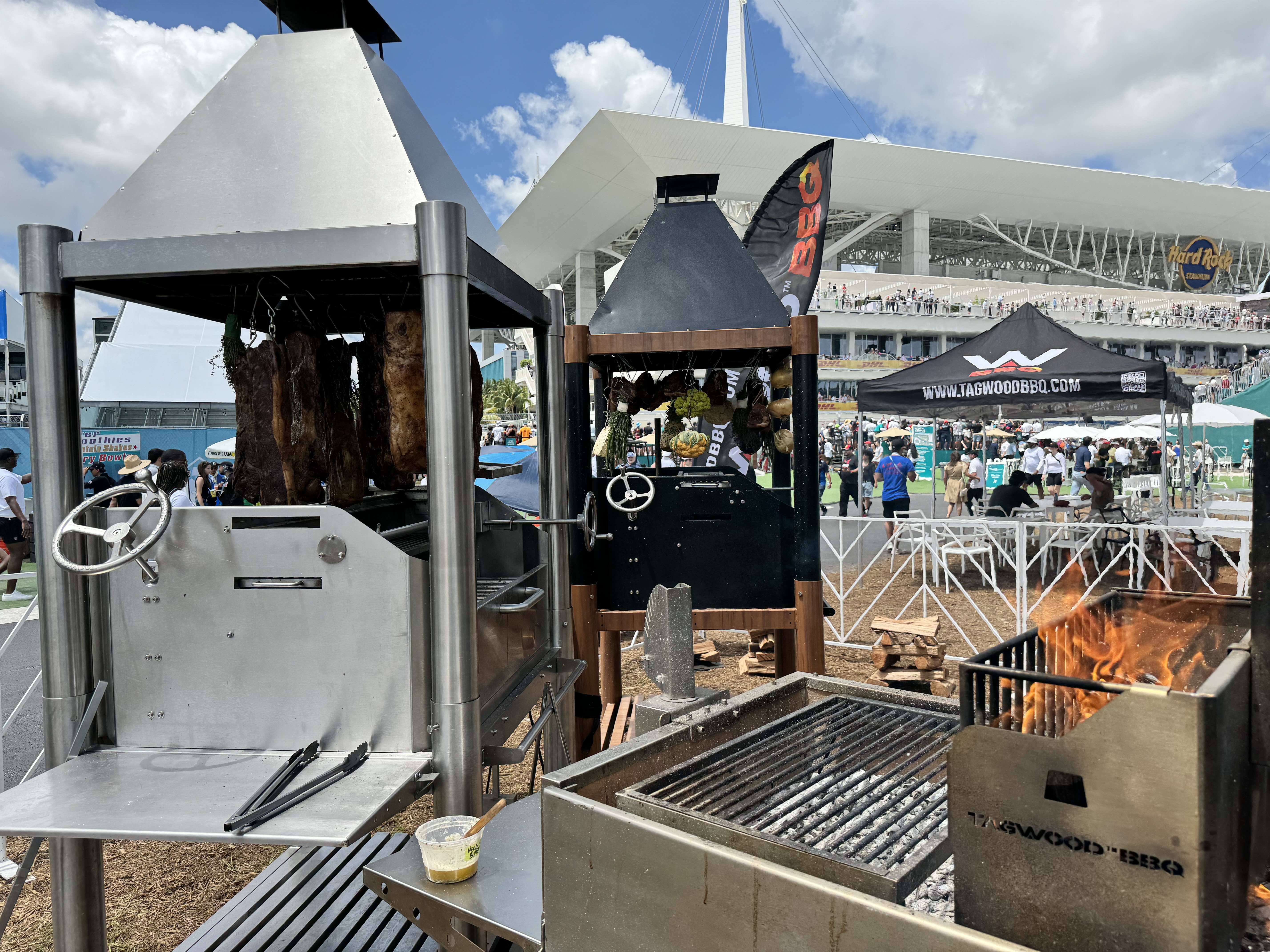 Tagwood BBQ Argentine Santa Maria Wood Fire & Charcoal Gaucho Grill | BBQ02SS – Open Fire Cooking