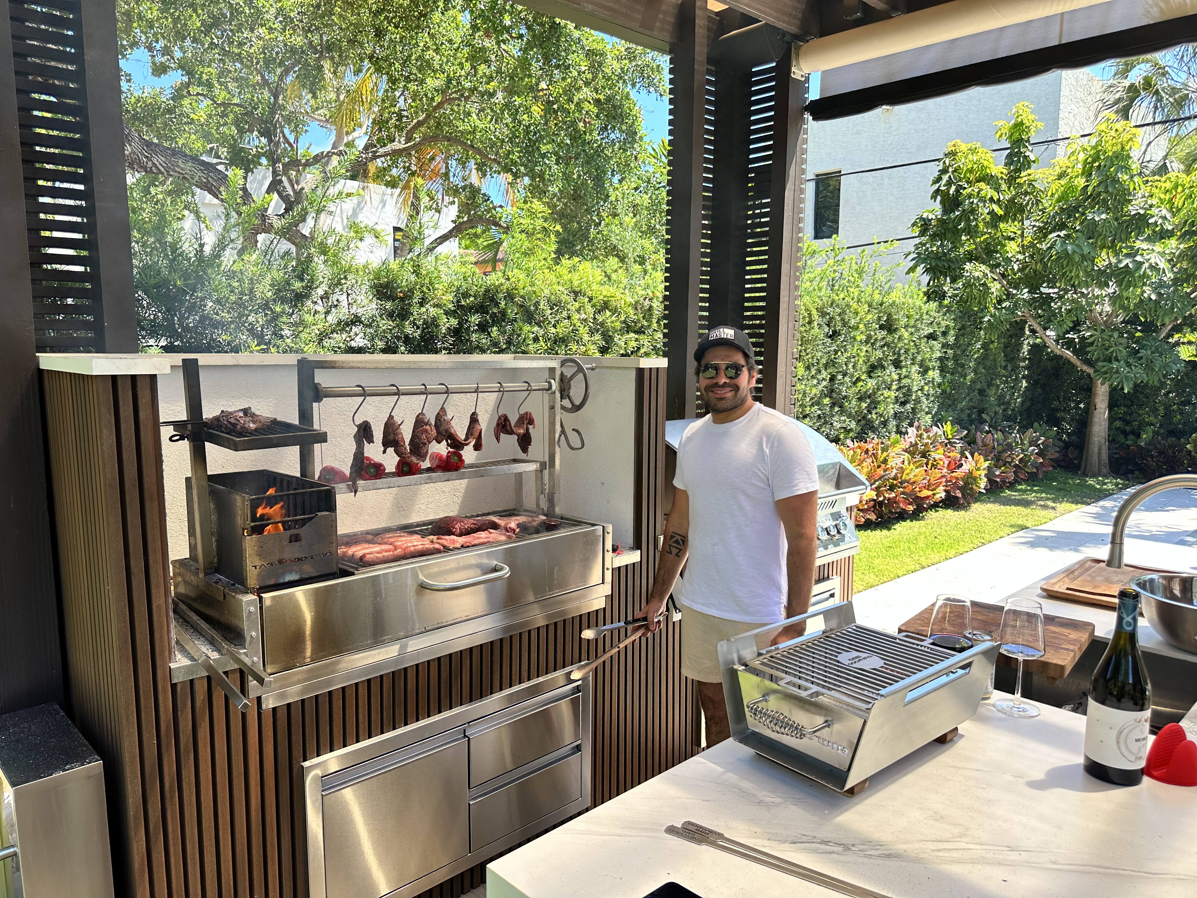 Tagwood BBQ Santa Maria Argentine Wood Fire & Charcoal Gaucho Grill – Built-In (BBQ05SS)