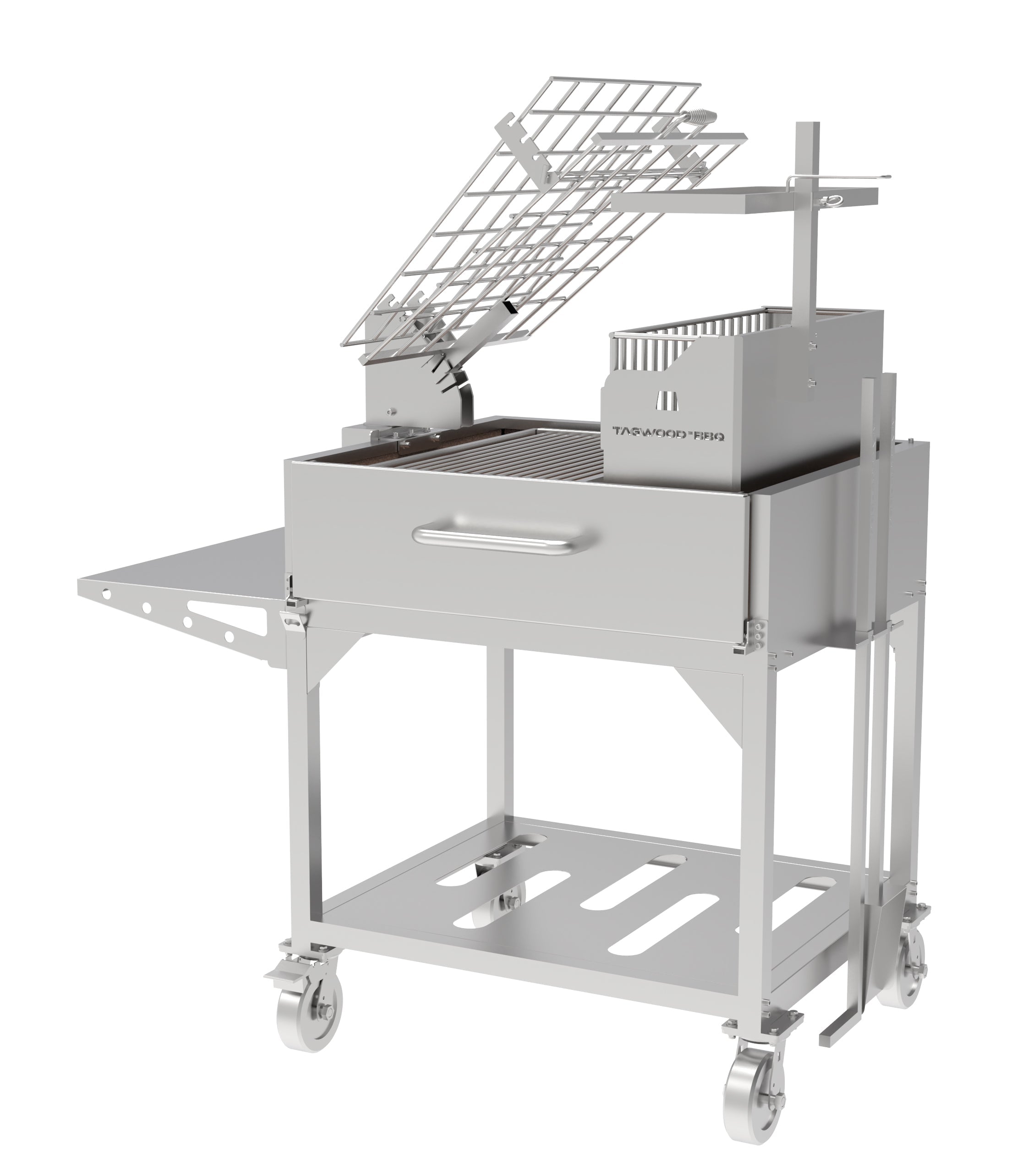 Tagwood BBQ Argentine Clamp Grill with Firebox | BBQ33SS