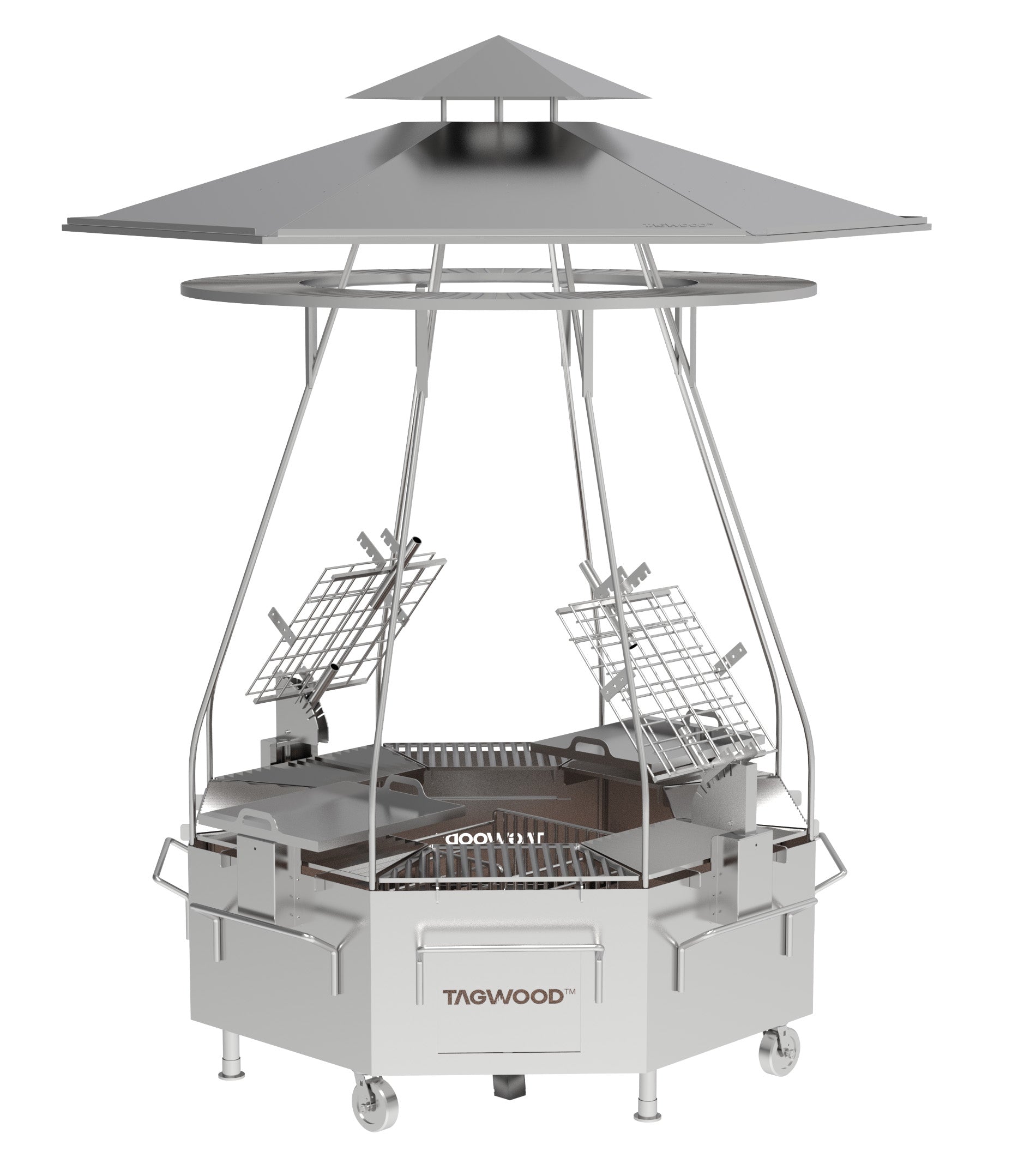 Tagwood BBQ Argentine Santa Maria Wood Fire & Charcoal The Tagwood Tower Grill | BBQ37SS – Pre-Order