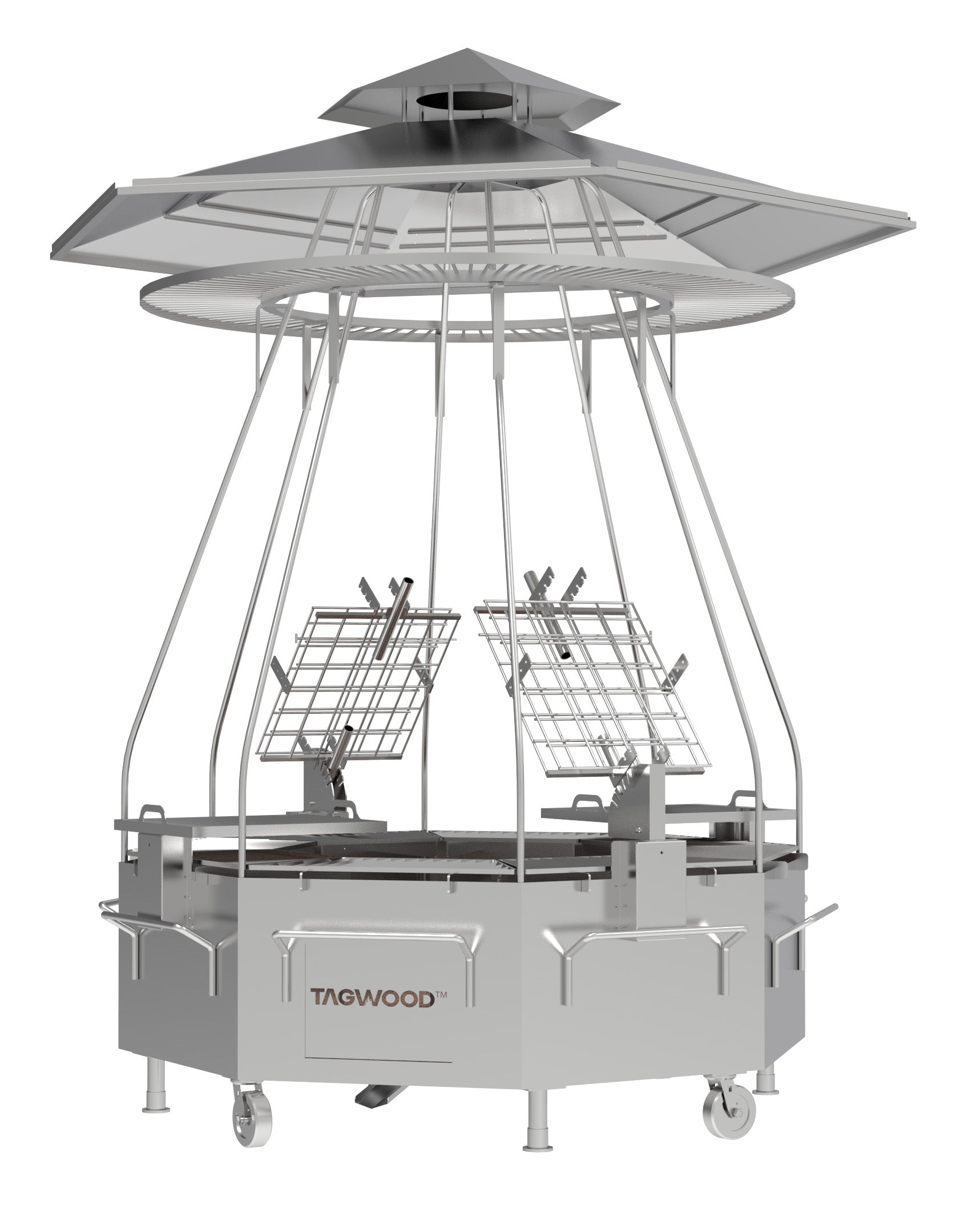 Tagwood BBQ Argentine Santa Maria Wood Fire & Charcoal The Tagwood Tower Grill | BBQ37SS – Pre-Order