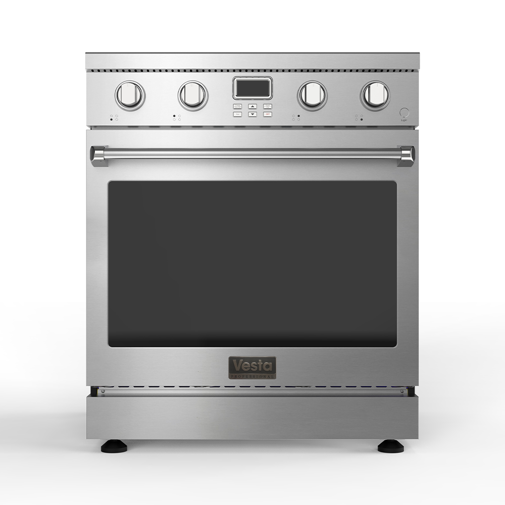 Vesta BC 30” Stainless Steel Professional Freestanding Electric Range