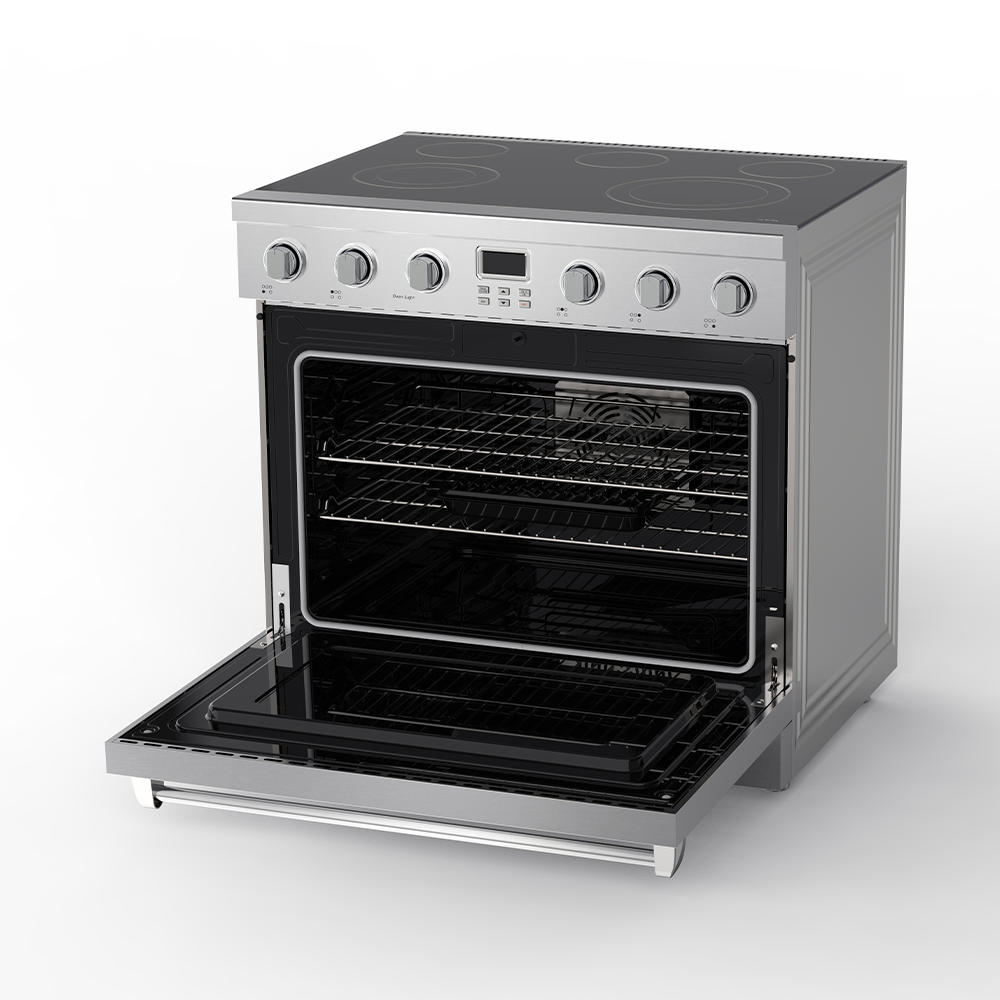 Vesta BC 36” Stainless Steel Professional Freestanding Electric Range