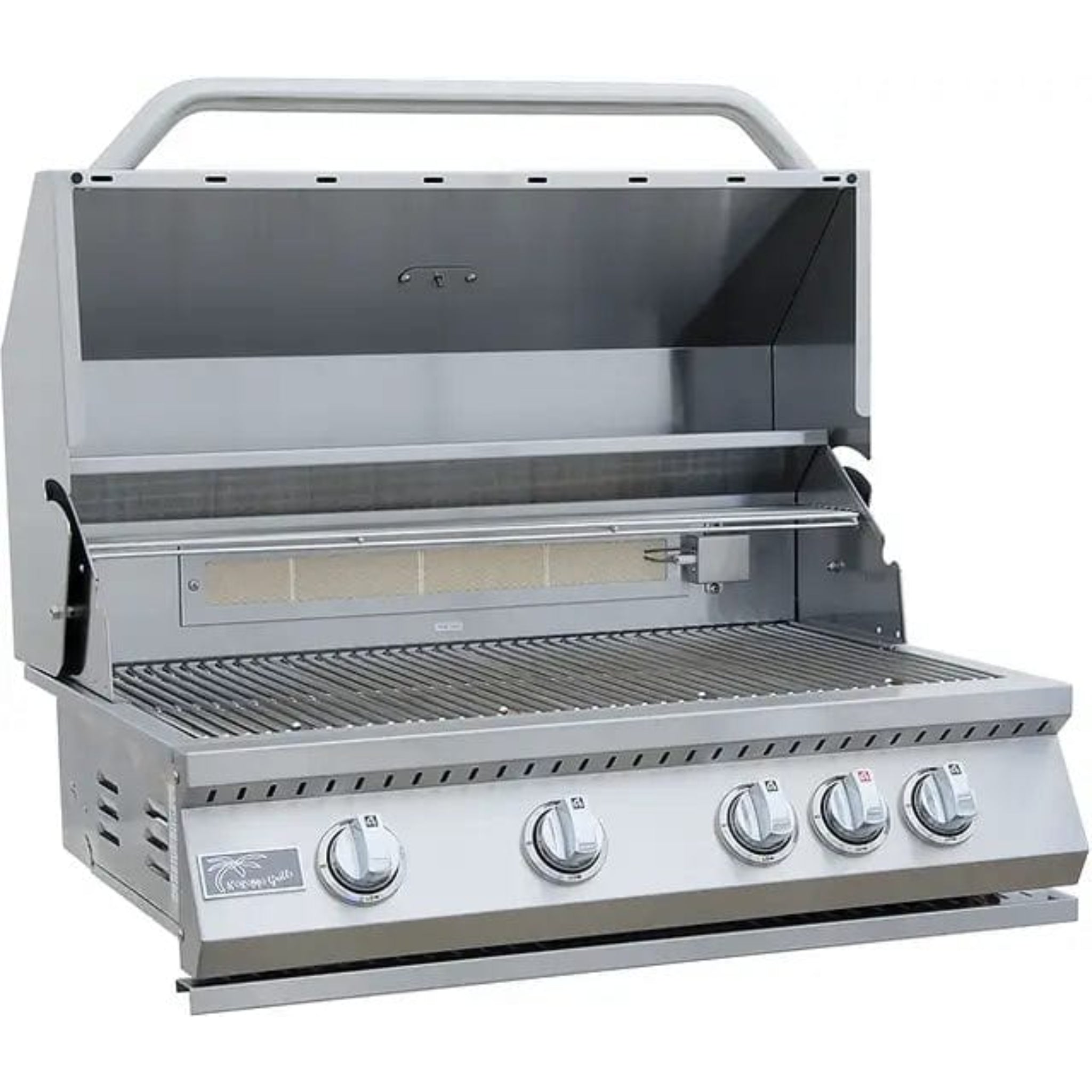 KoKoMo Grills 32-Inch 4-Burner Built-In BBQ Gas Grill with Back Burner | KO-BAK4BG