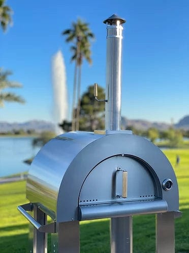 KoKoMo Grills 32-Inch Stainless Steel Wood-Fired Pizza Oven | KO-PIZZAOVEN